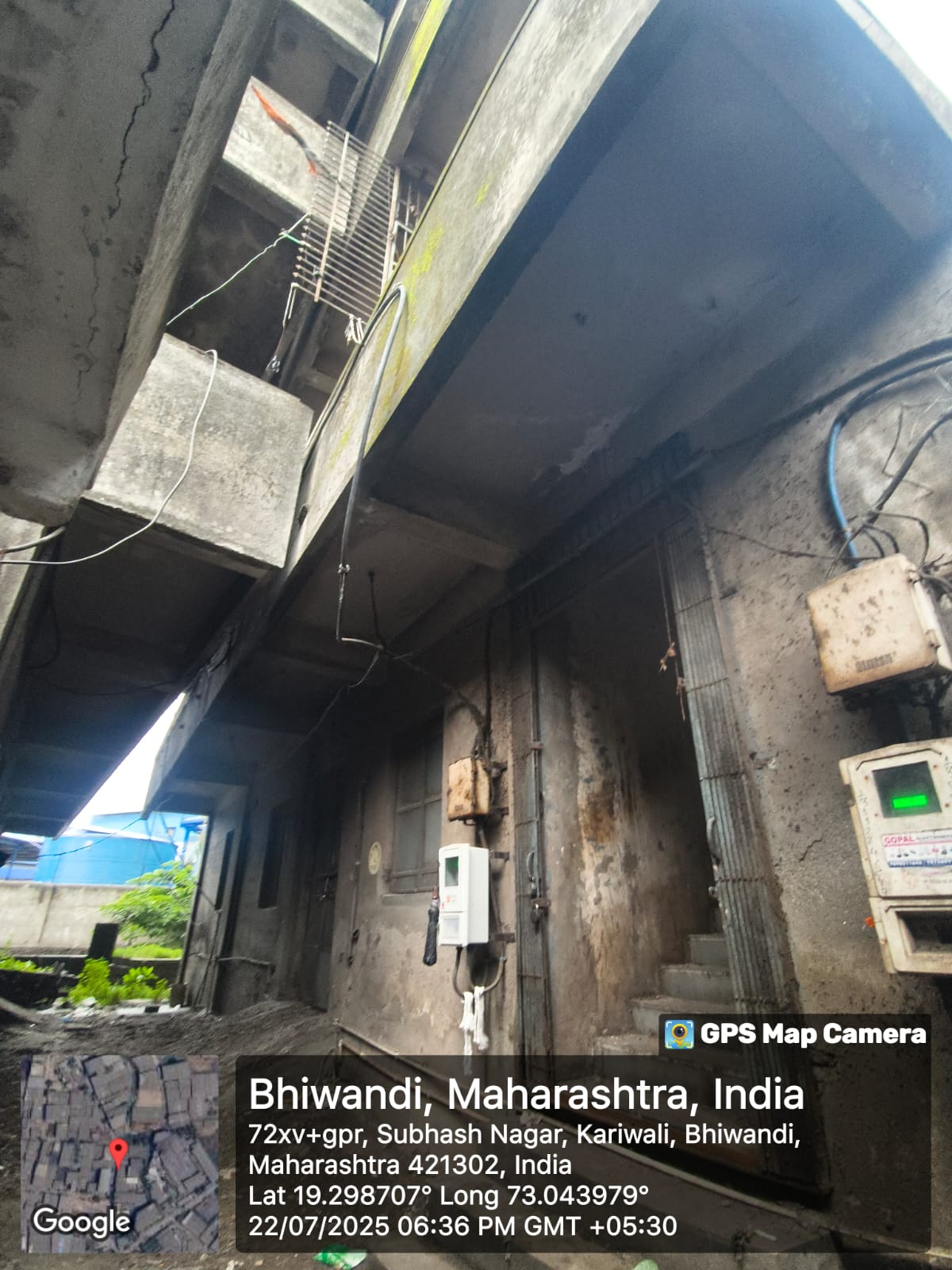418 square meter Industrial Plot with Factory Building for sale in Thane