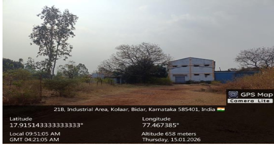 4040 square meter Shed with Plant and Machinery for sale in Bidar