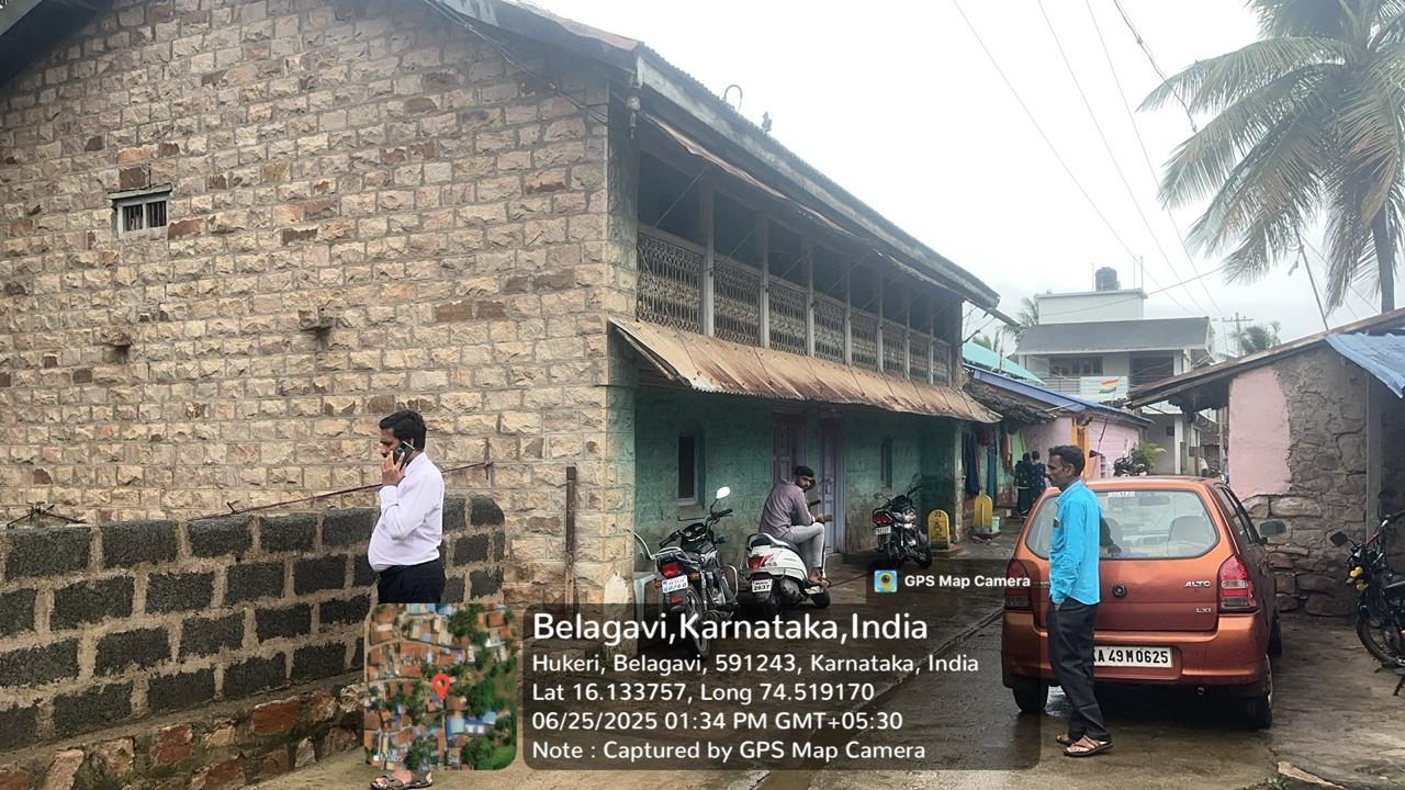 1383 square feet Plot for sale in at Hattargi village, Hukkeri taluk, Belgavi district -591243 Hukeri