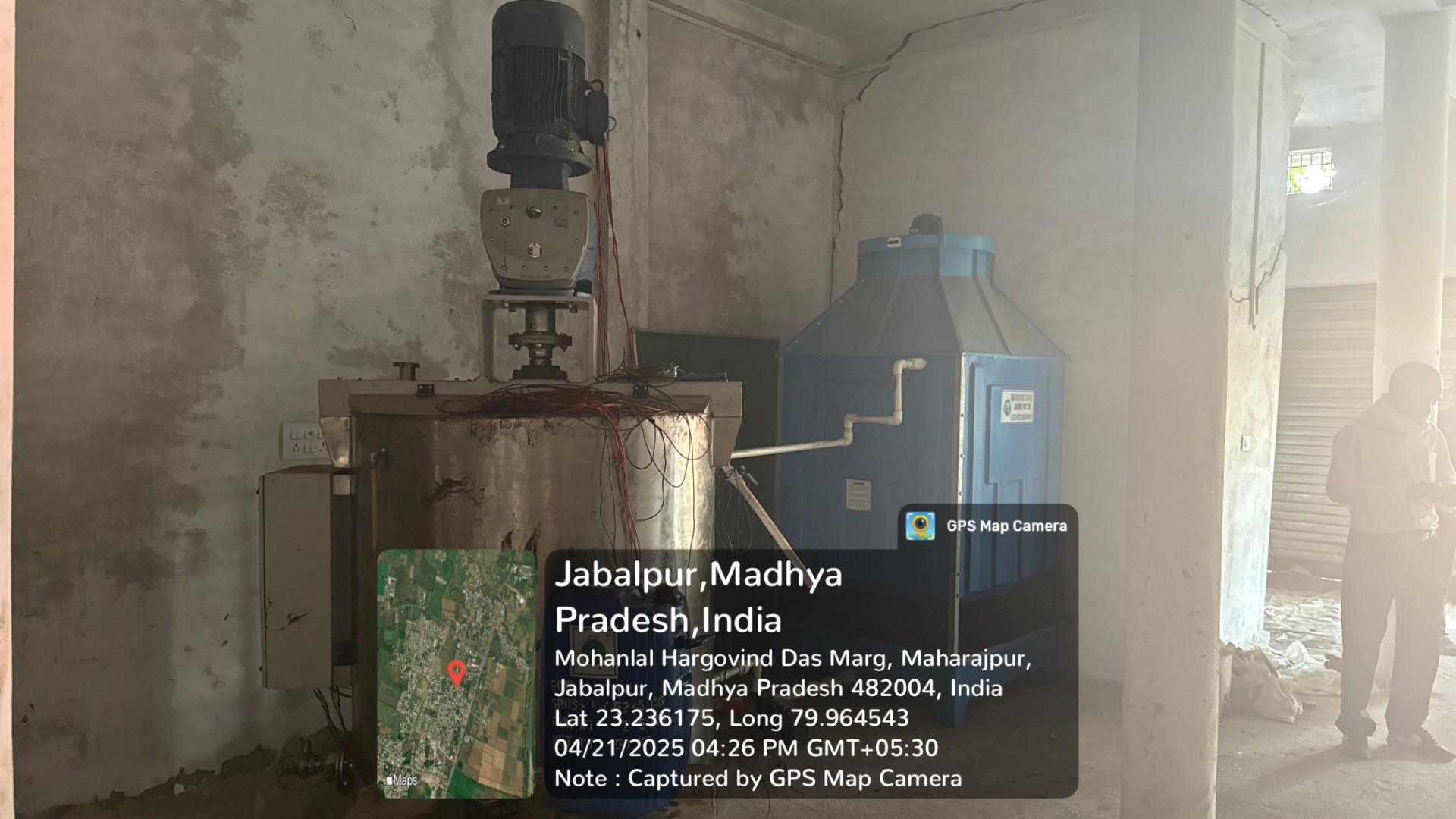 Machineries of manufacturing of chocolate for sale in Machineries are kept at Godown at Maharajpur Jabalpur MP Jabalpur