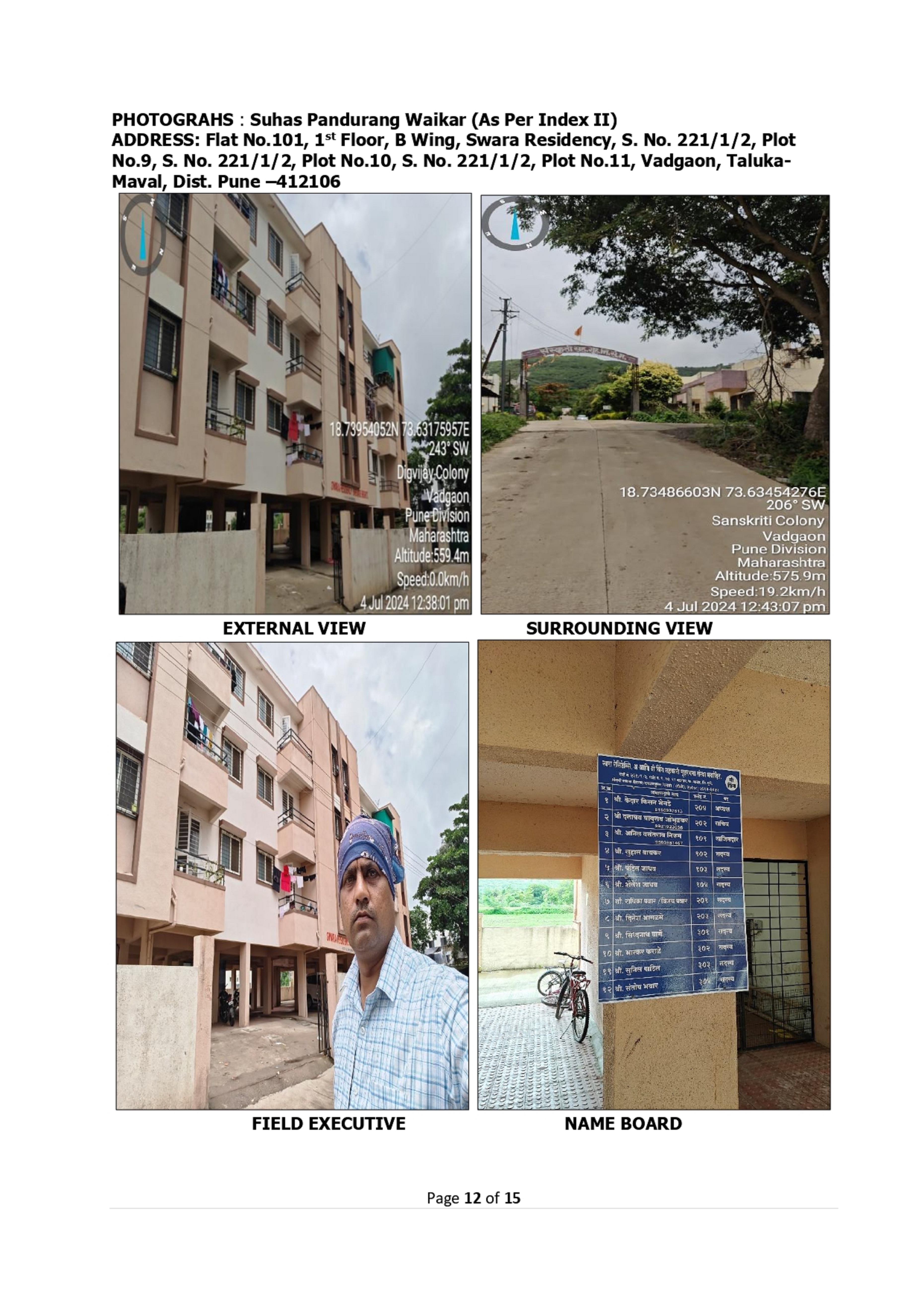 Flat for sale in Village Vadgaon Maval, Taluka Maval, District Pune-412106 Vadgaon