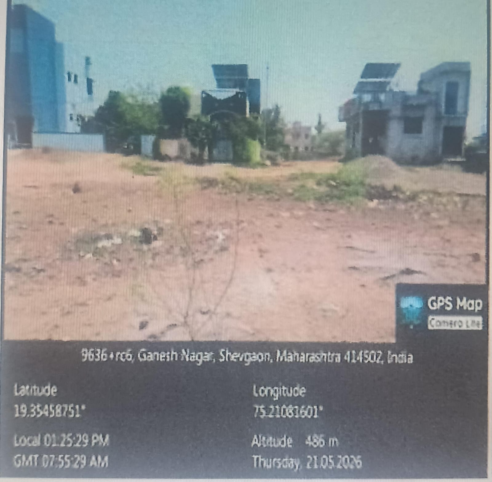 2200 square meter Plot for sale in Miri Road Shevgaon — photo 2