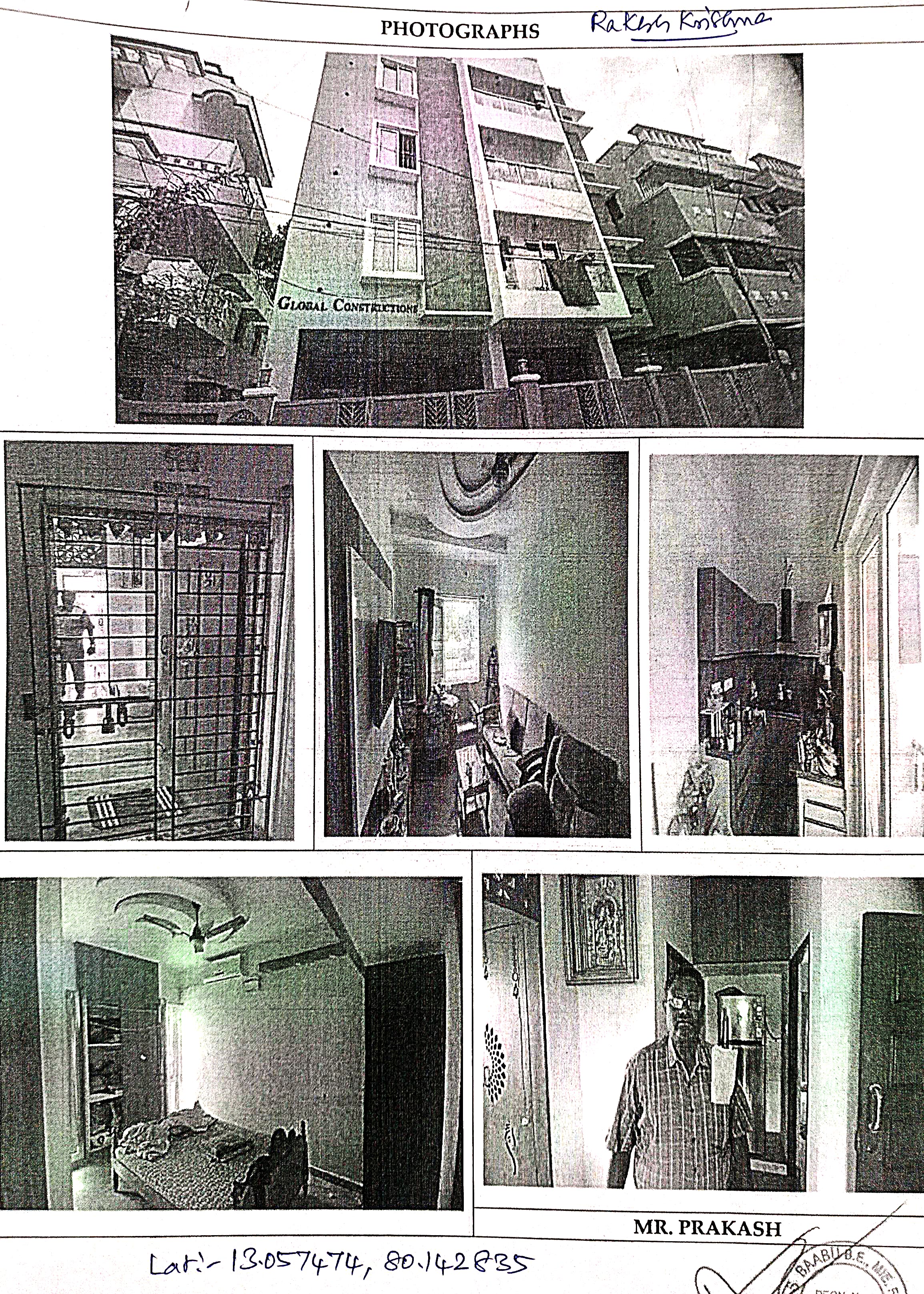 934 square feet Flat for sale in Noombal Chennai — photo 1