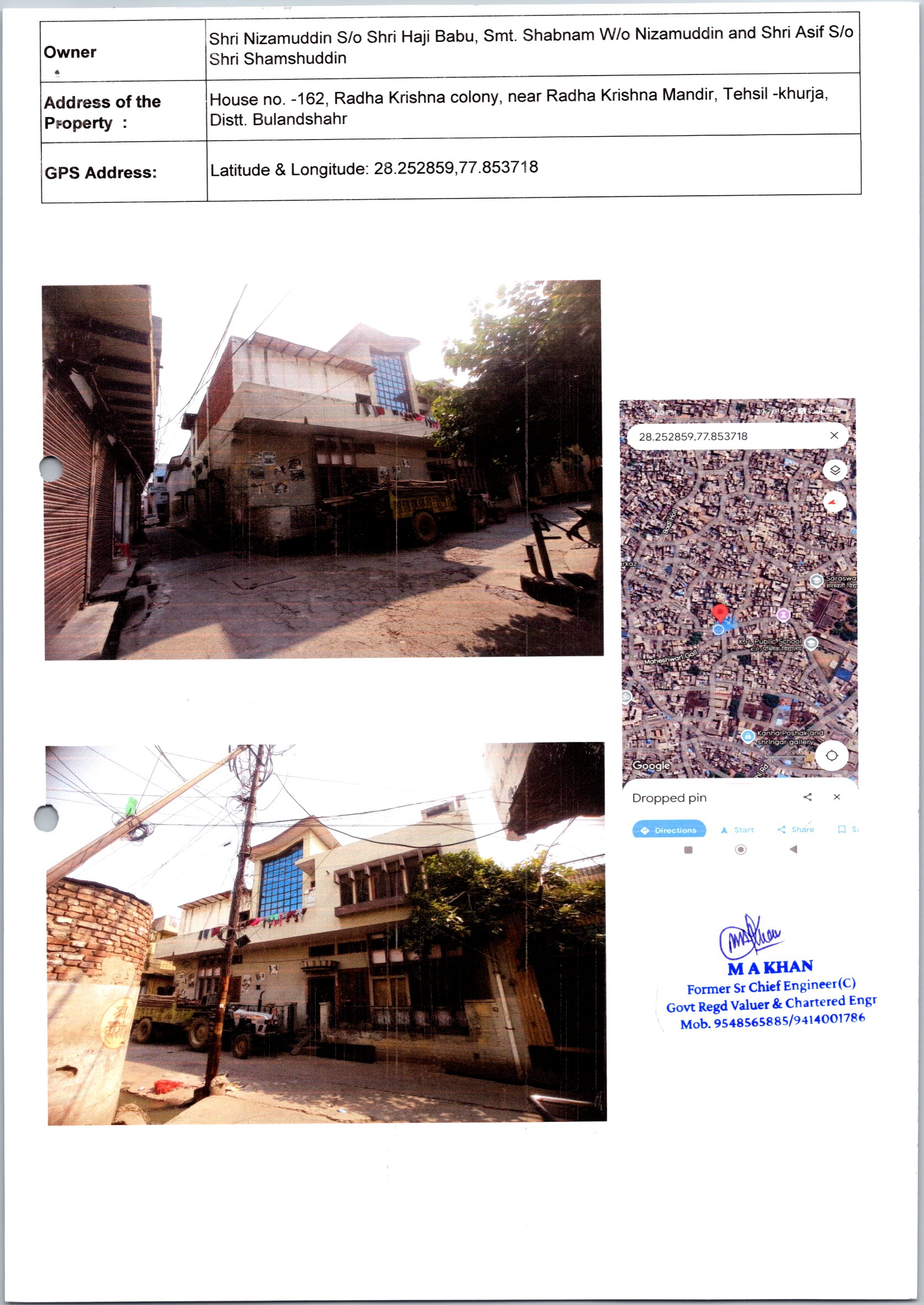 Individual House for sale in MOHALLA RADHA KRISHNA, KHURJA Hasangarh