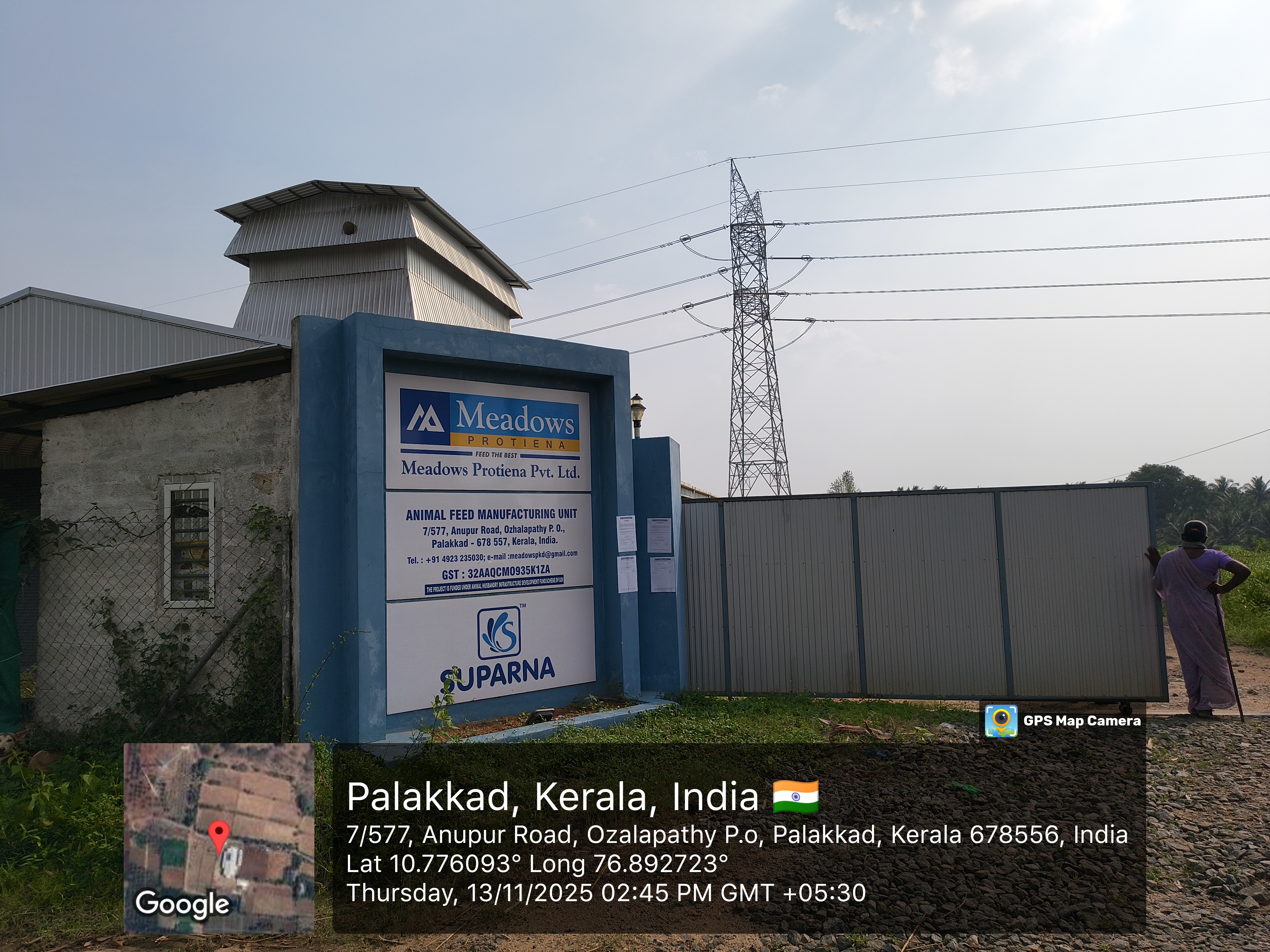 1 square meter Shed with Plant and Machinery for sale in OZHALAPATHY KINFRA Mega Food Park Kozhipara