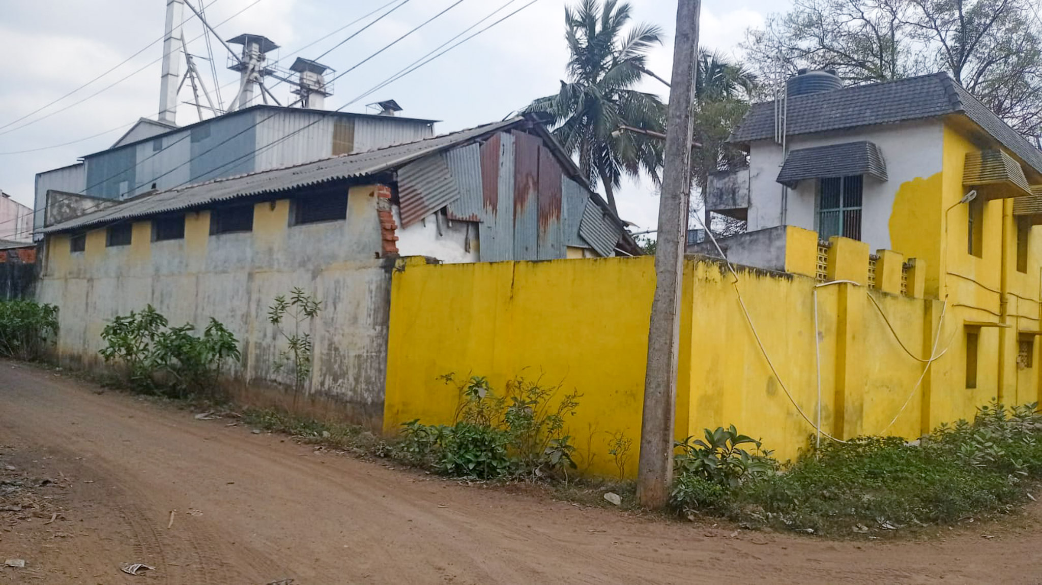 34296 square feet Industrial Plot with Factory Building for sale in Puduvayal
