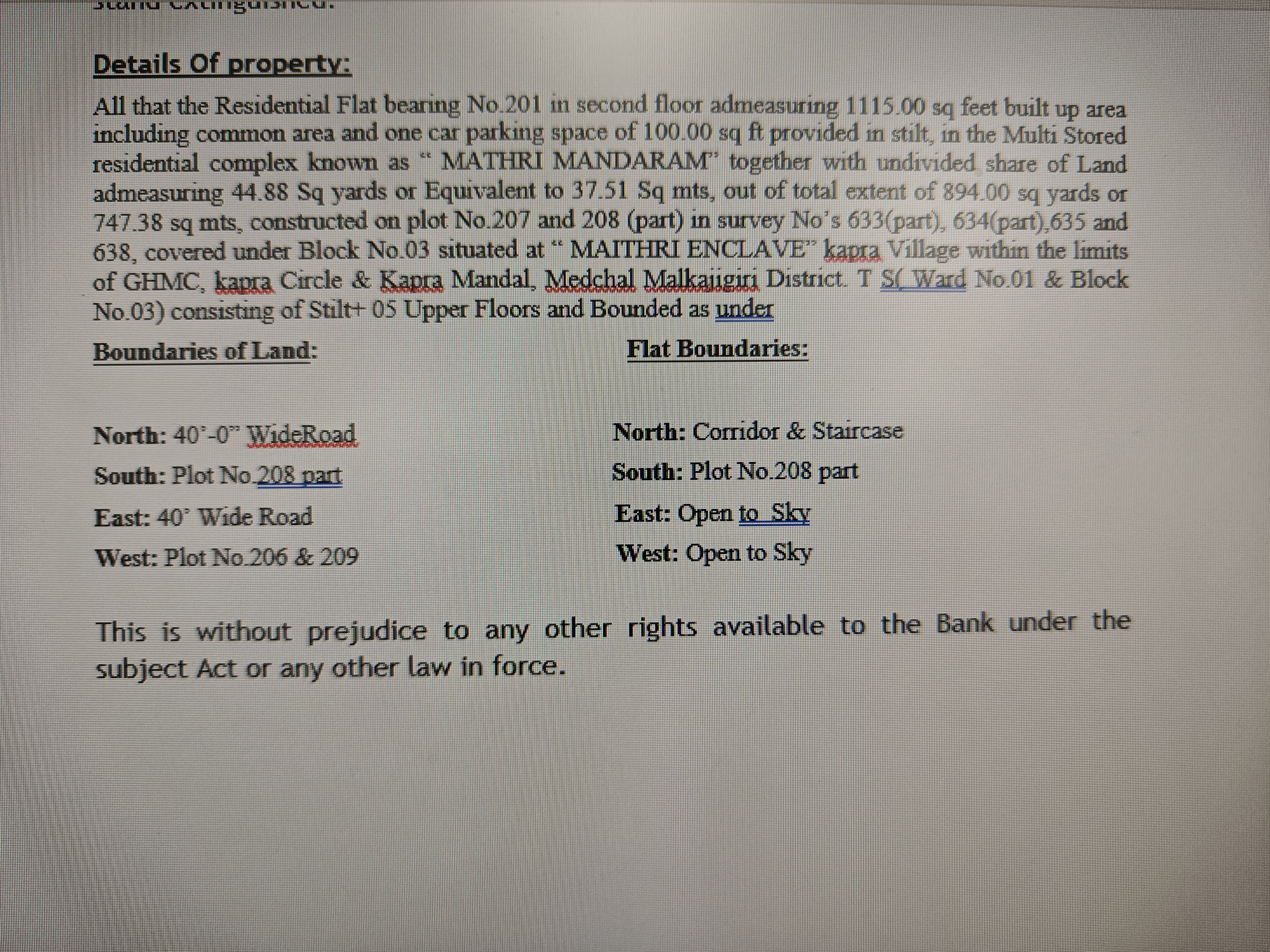 Flat for sale in Hyderabad
