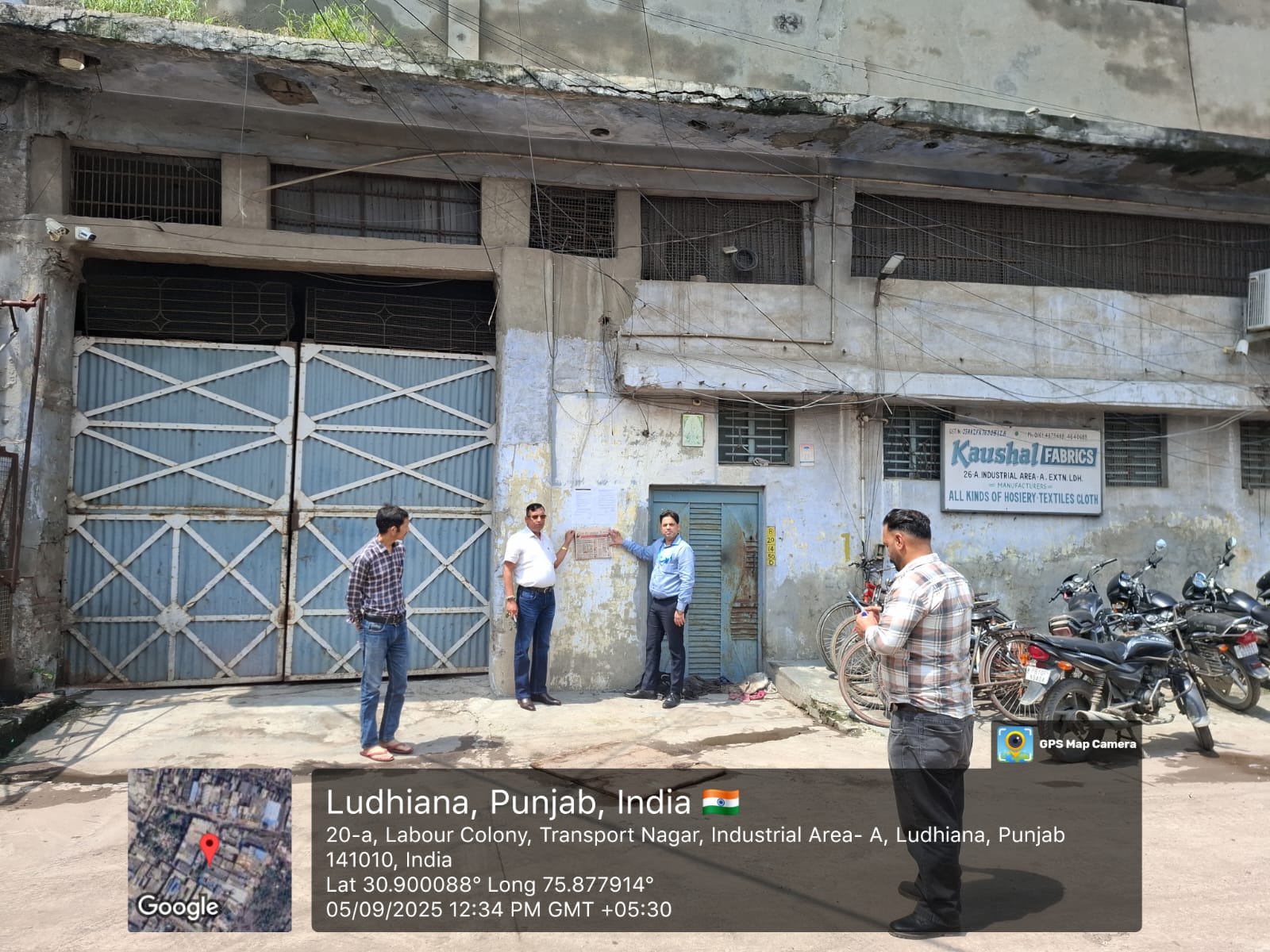 1332 square yard Industrial Plot with Factory Building for sale in Ludhiana