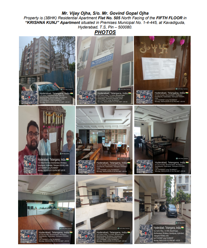 2 BHK Flat for sale in KIRSHNA KUNJ APARTMENTS, KAVADIGUDA Hyderabad