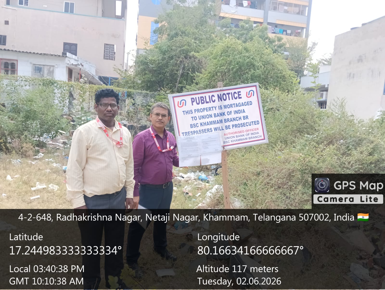 Plot for sale in RESIDENTIAL PLOT 330 SQ. YARDS @ NEAR MANJEERA APPARTMENTS, MAMATHA ROAD,VARADAIAH NAGAR,KAHMMAM Khammam