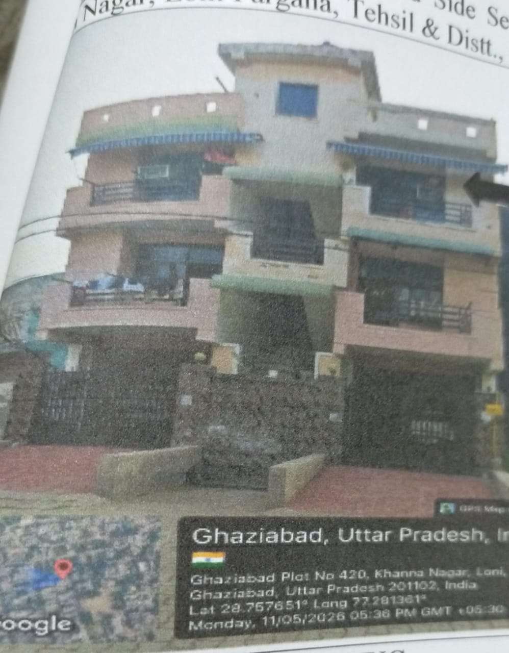 2 BHK Flat for sale in Khanna Nagar,Village/ Pargana- Loni Ghazibad UP-201102 Banthla — photo 1