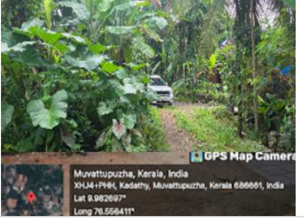 850 square meter Plot for sale in PADMAVATHY K A, Velloorkunnam village Muvattupuzha — photo 3