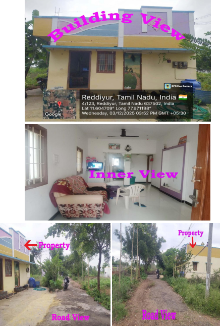 1200 square feet Individual House for sale in Edaganasalai — photo 1