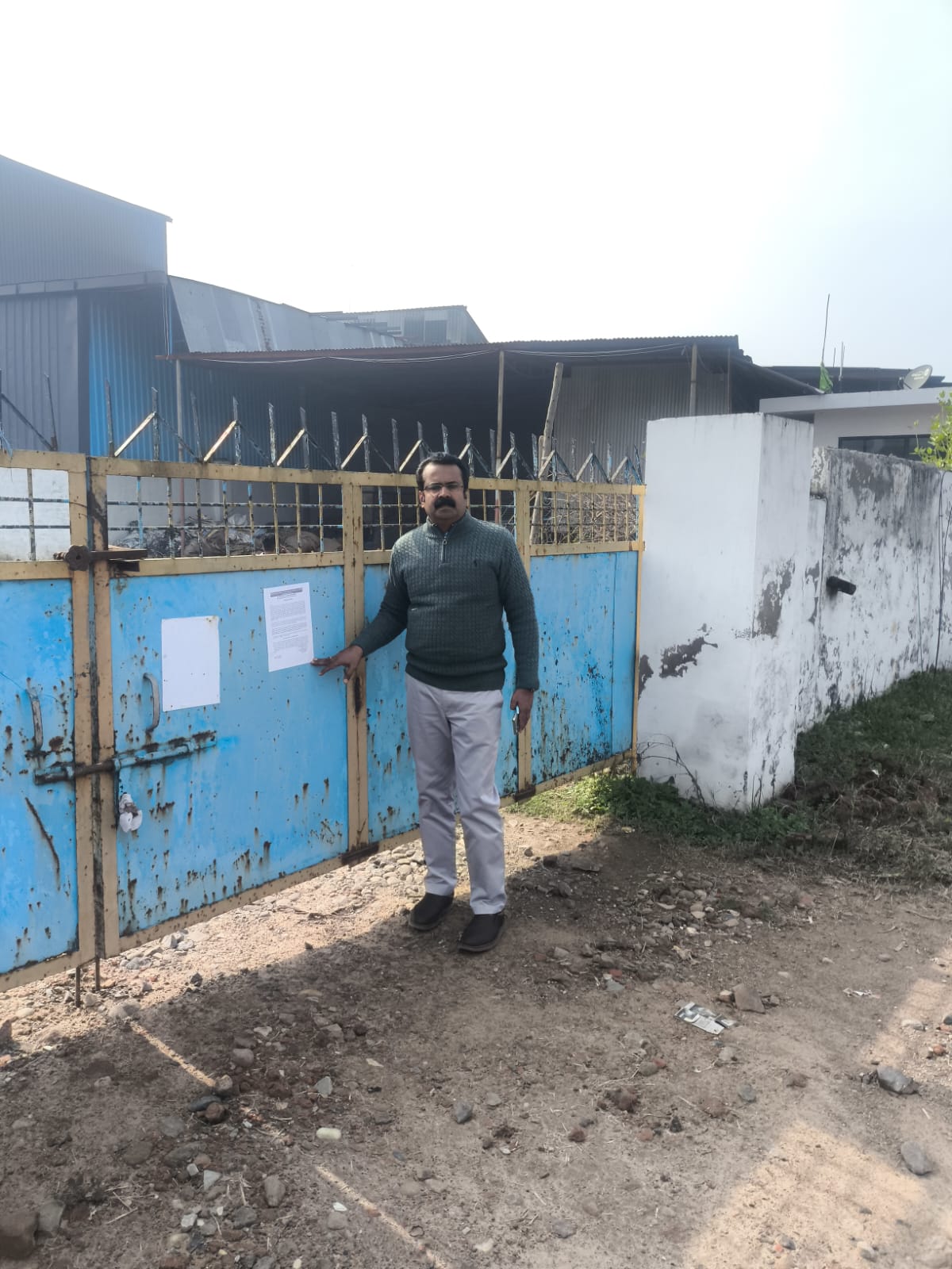 14097 square yard Industrial Plot with Factory Building for sale in VILLAGE CHANDSOULI, NARAINGARH Naraingarh