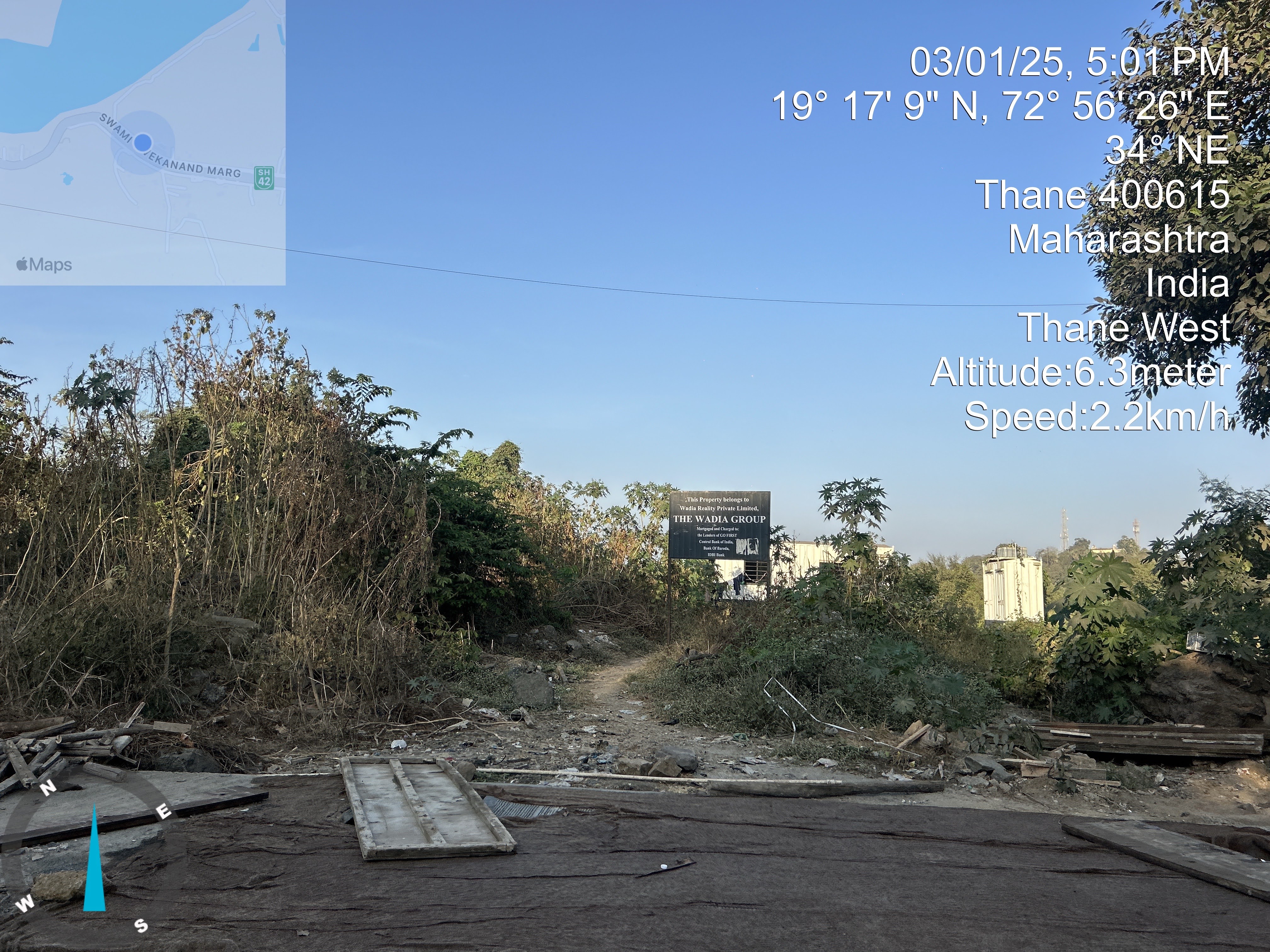 LAND for sale in Bhayanderpada, Ghodbunder Road, Thane Thane — photo 2