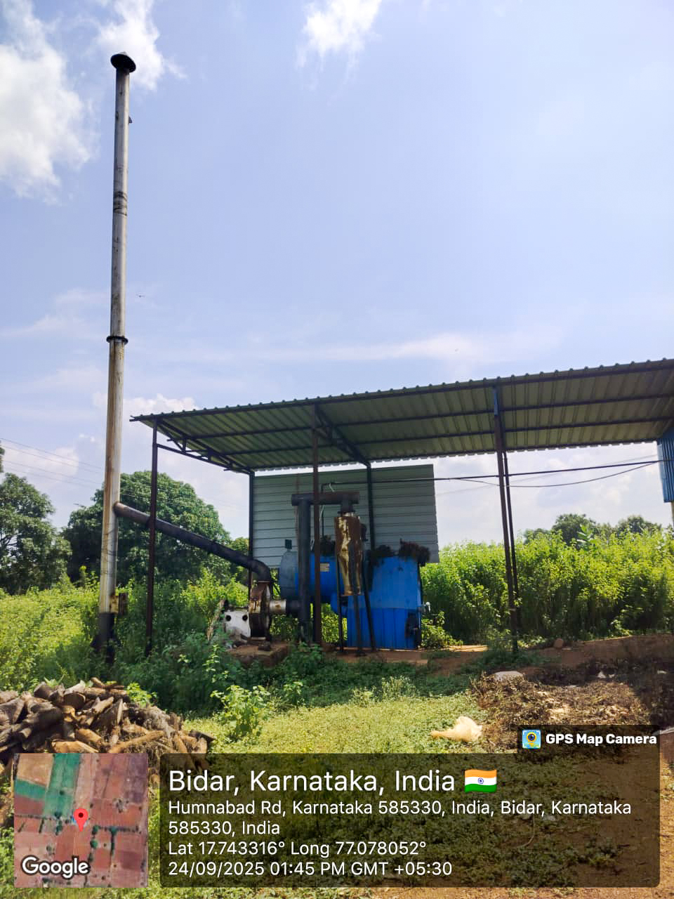 Shed with Plant and Machinery for sale in GADAWANTI VILLAGE Humnabad