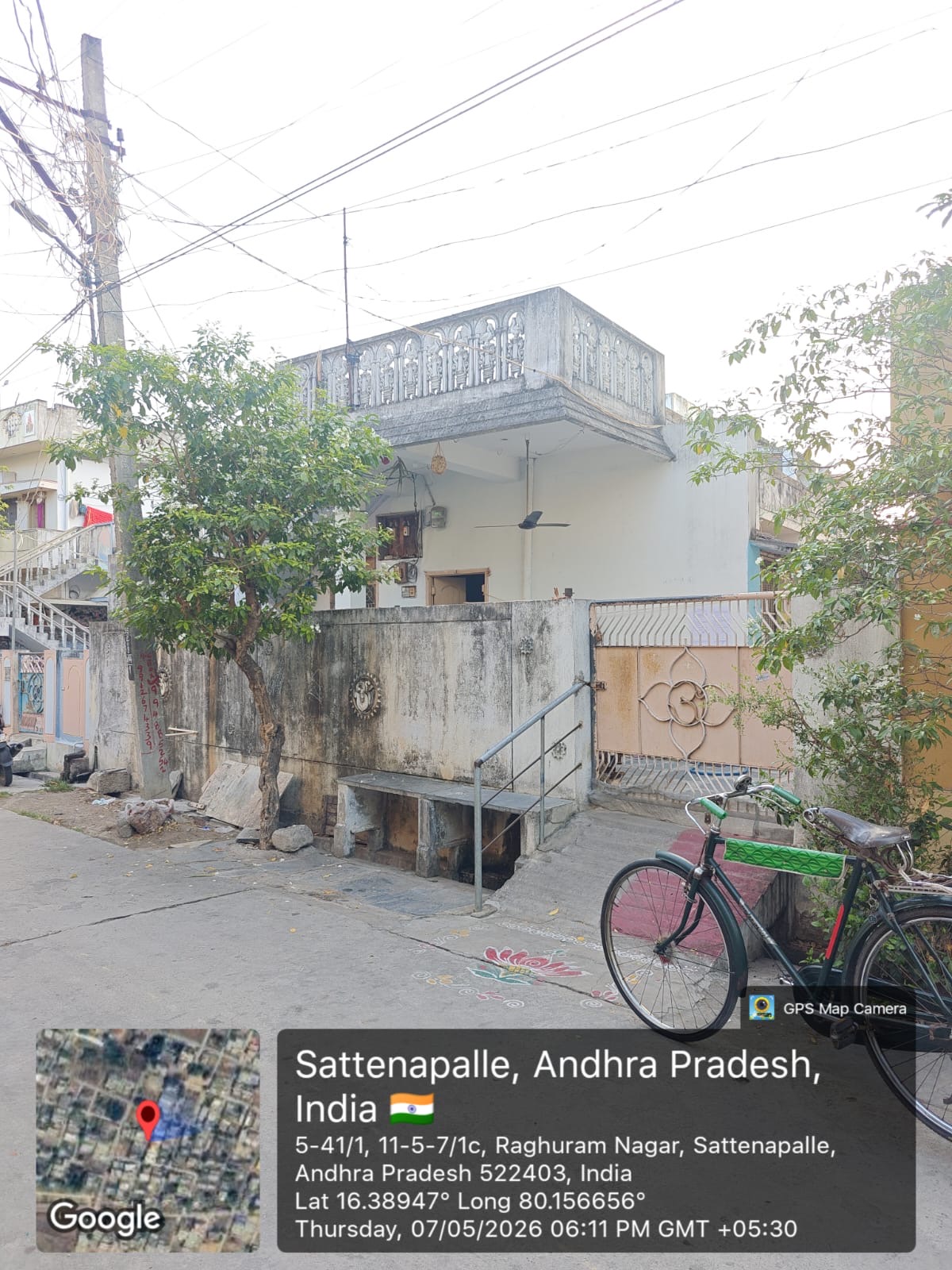 600 square feet Individual House for sale in Sattenapalle