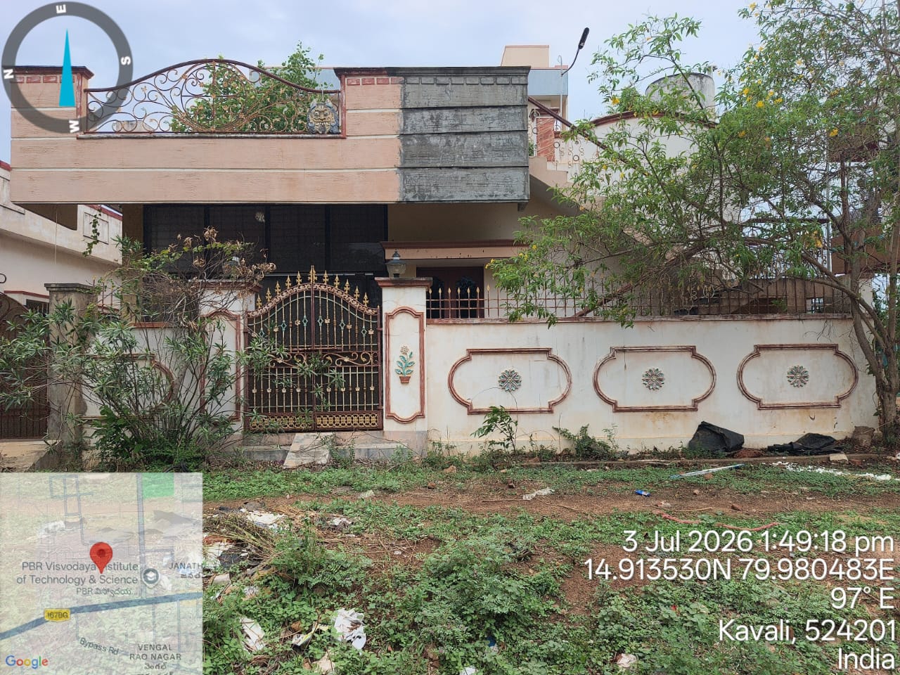 1059 square feet Individual House for sale in BAPUJI NAGAR, KAVALI Kavali