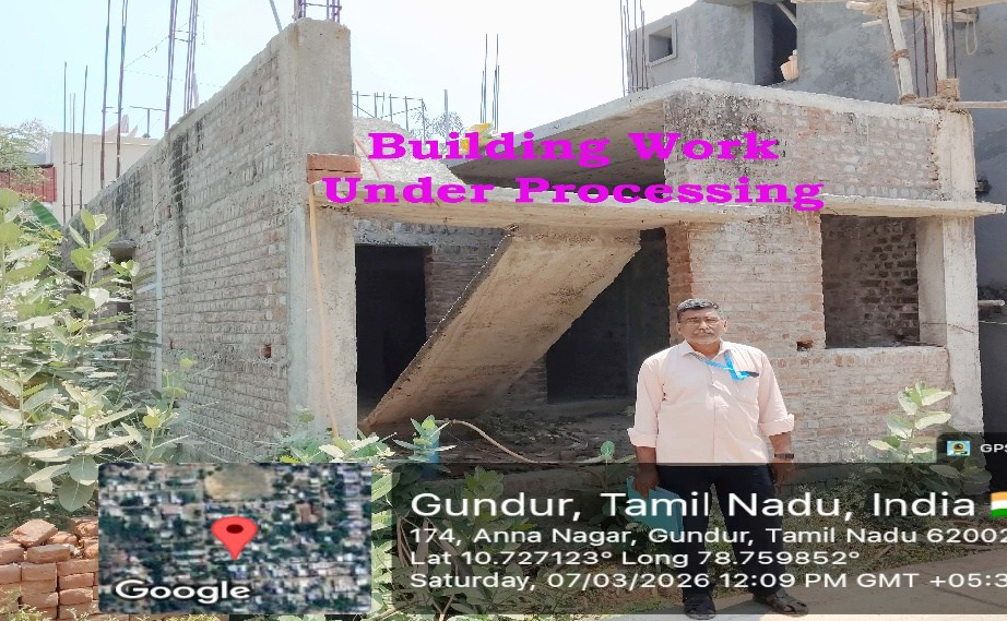 645 square feet Individual House for sale in Trichy Navalpattu