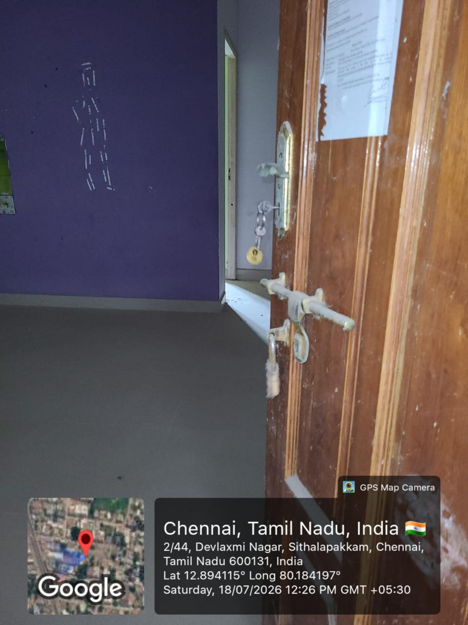2 BHK Flat for sale in A, SITHALAPAKKAM Chennai