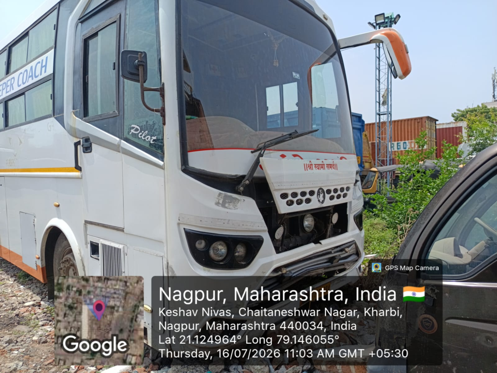 2023 Ashok Leyland GARUD 13.5M Intercity Bus Bus 166397 km 2 years for sale in CHAMAT ASSOCIATE AND PARKING Hudkeshwar