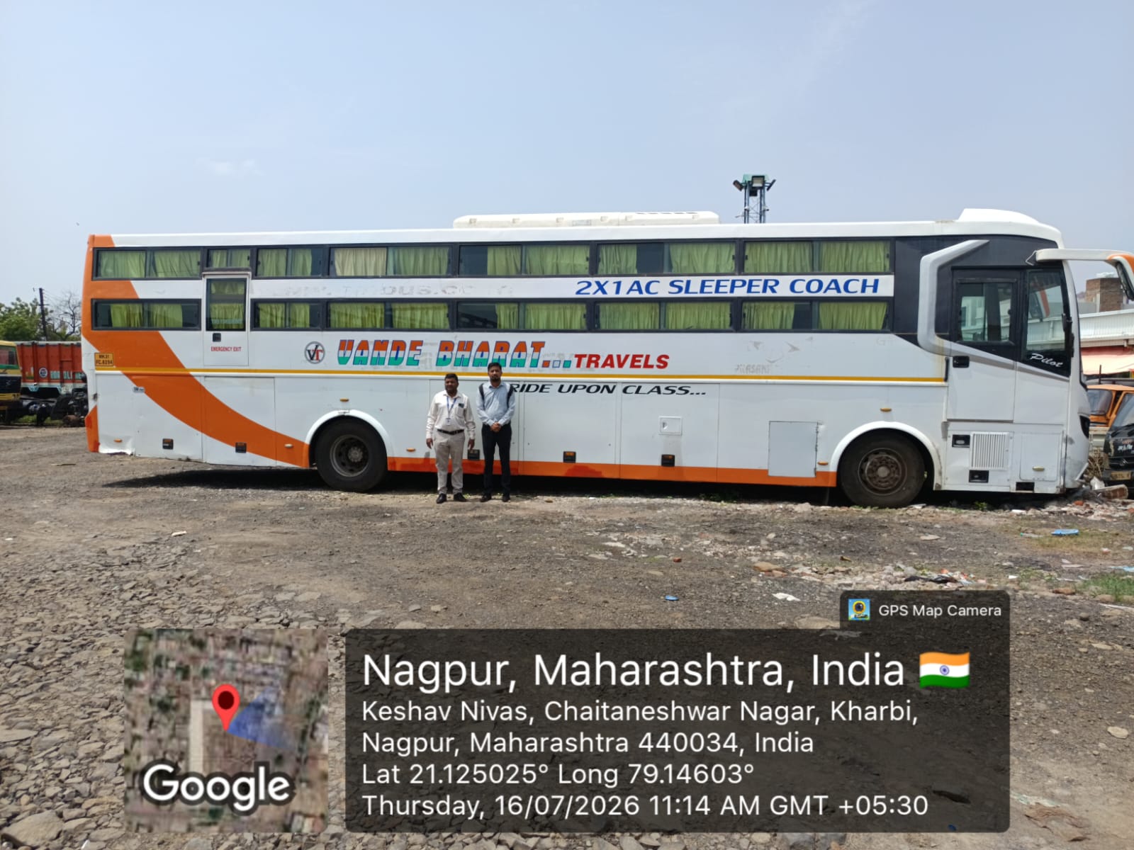 2023 Ashok Leyland GARUD 13.5M Intercity Bus Bus 166397 km 2 years for sale in CHAMAT ASSOCIATE AND PARKING Hudkeshwar — photo 2