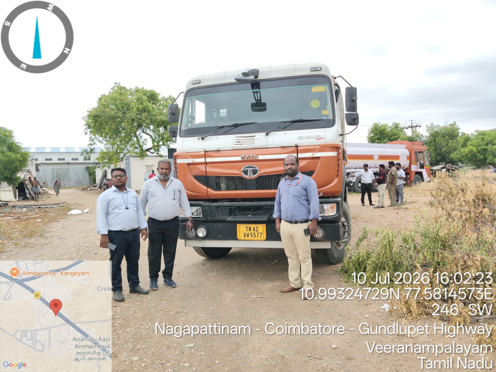 2023 Tata TATA SIGNA 4825.T BS VI 10X2 Truck 57184 km 3 years for sale in sun yard Kannampalayam — photo 5
