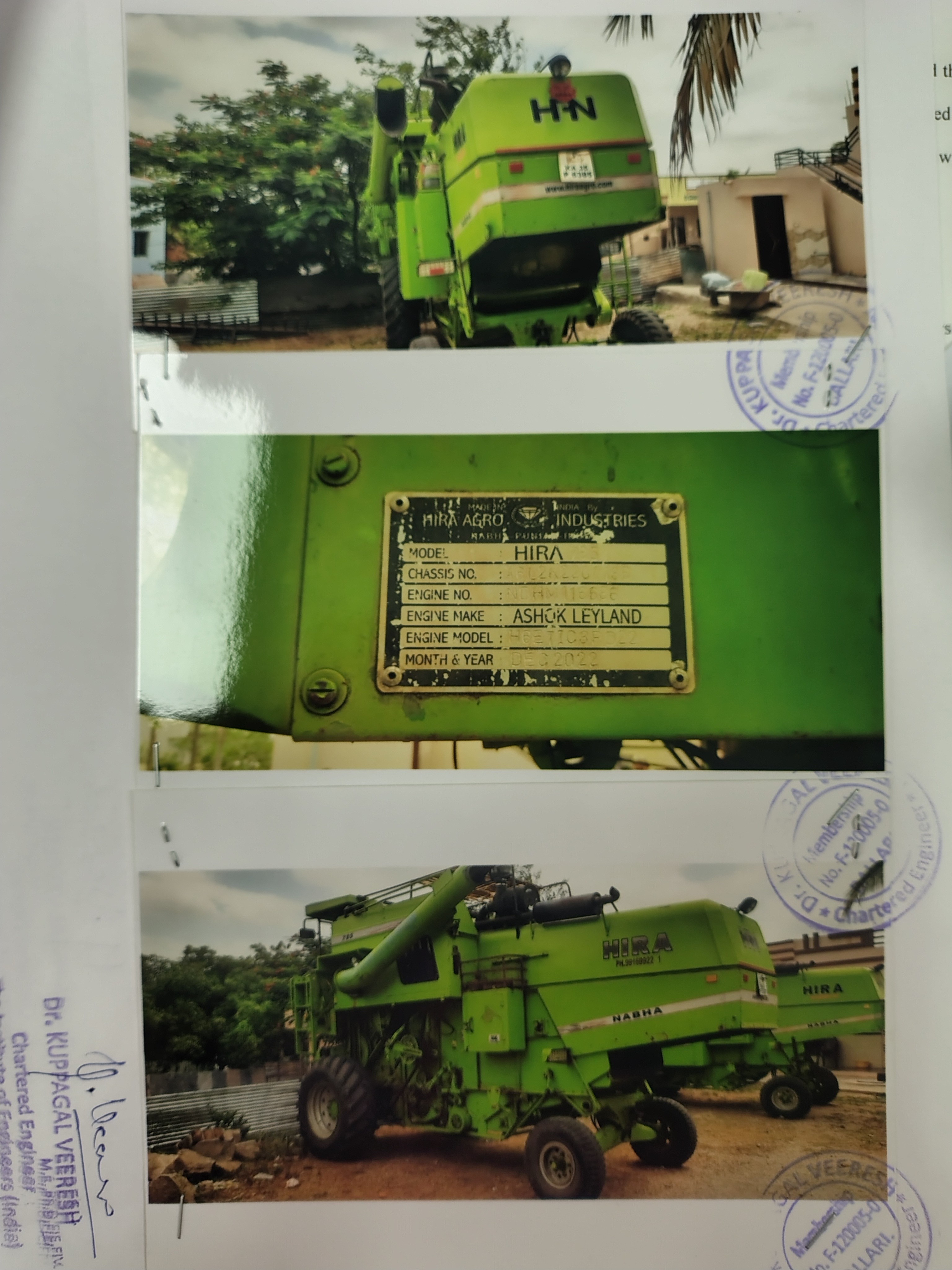 2022 Ashok Leyland HIPPO 5536 6x4 3900/Chassis Trailer 1659 km 4 years for sale in GLOBAL INVESTIGATORS RESOLUTION AGENTS Gangawati