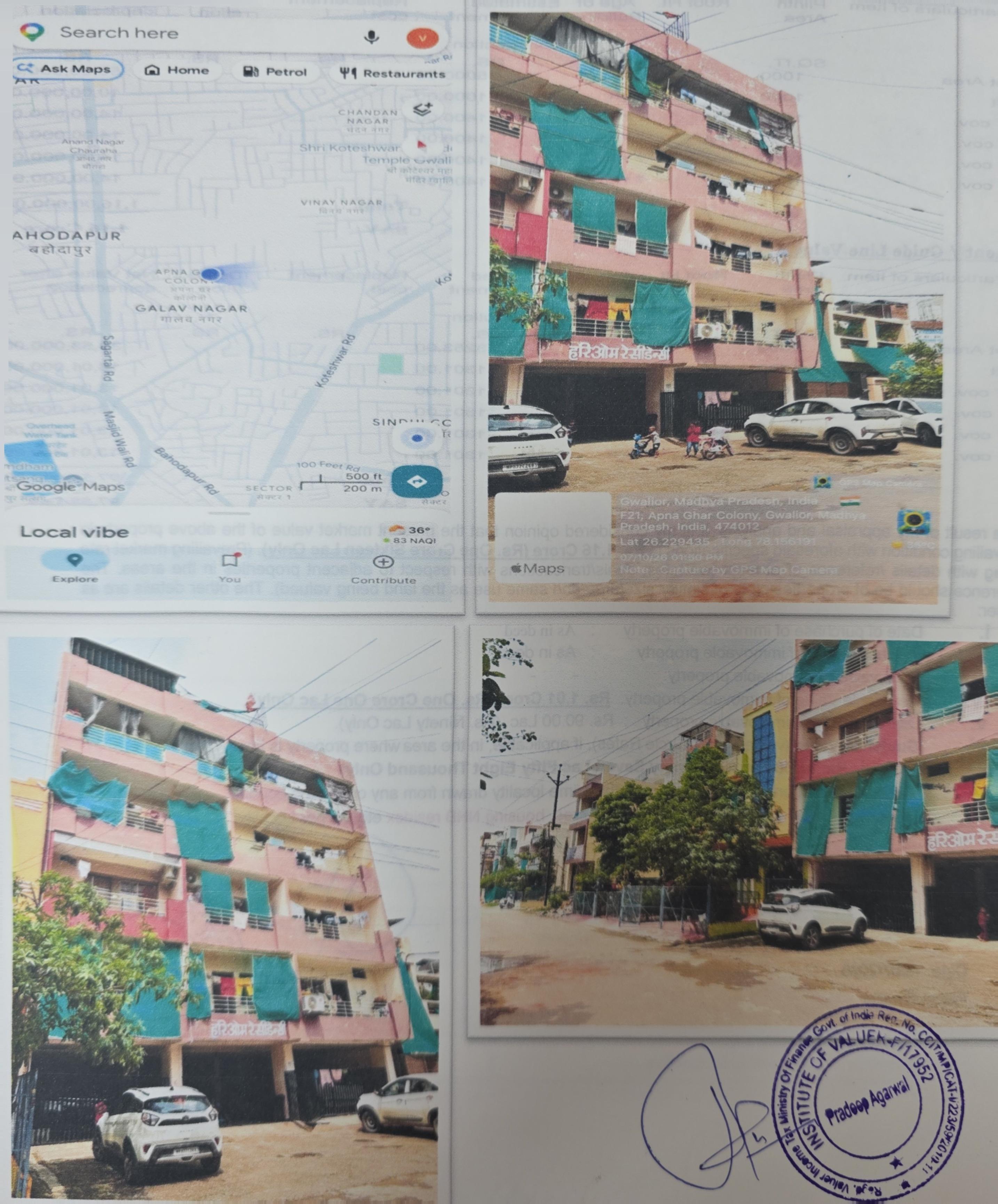 1000 square feet Flat for sale in Gwalior