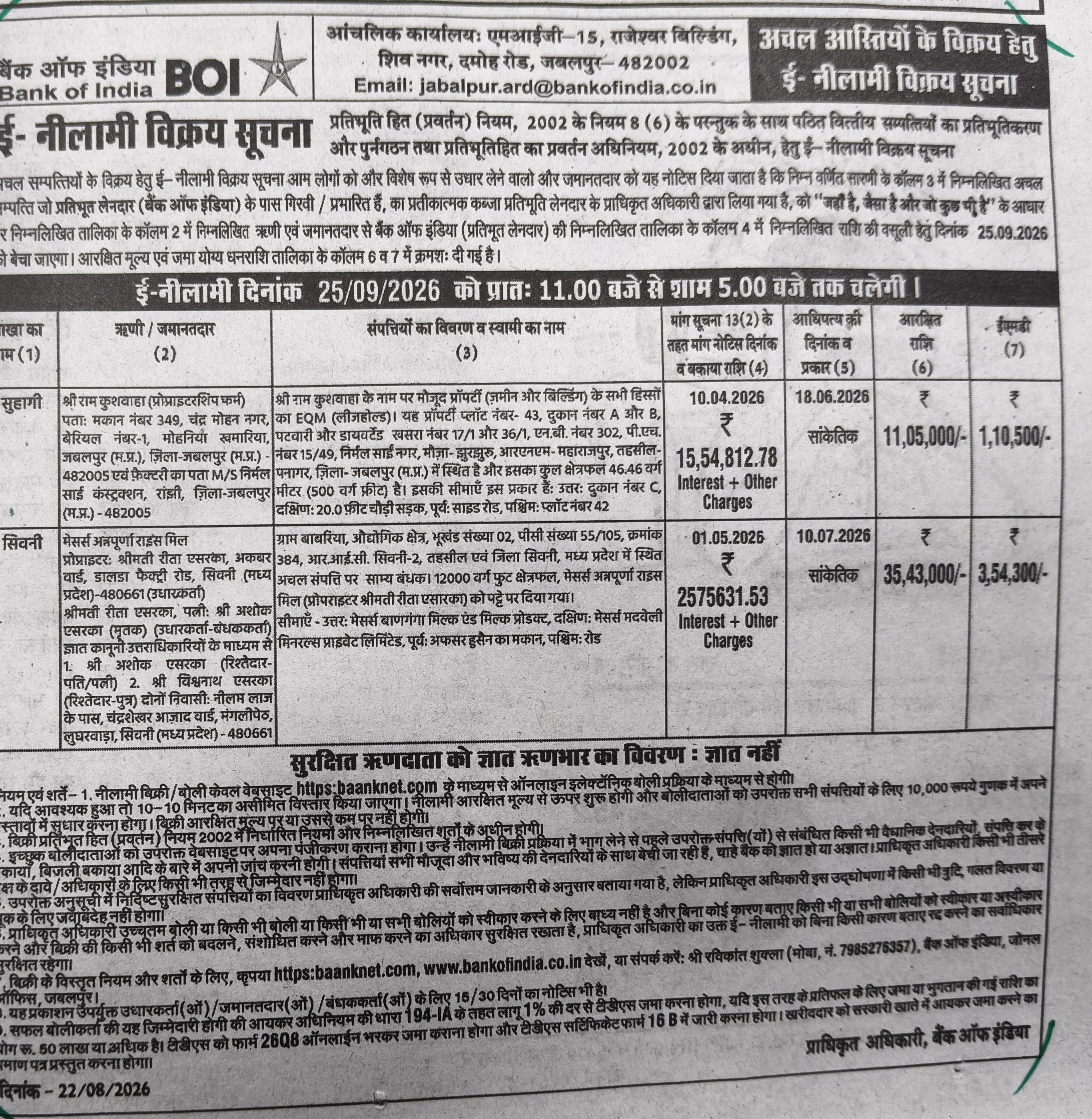 12000 square feet Office for sale in MArket Area Industrial Area Bhurkalkhapa