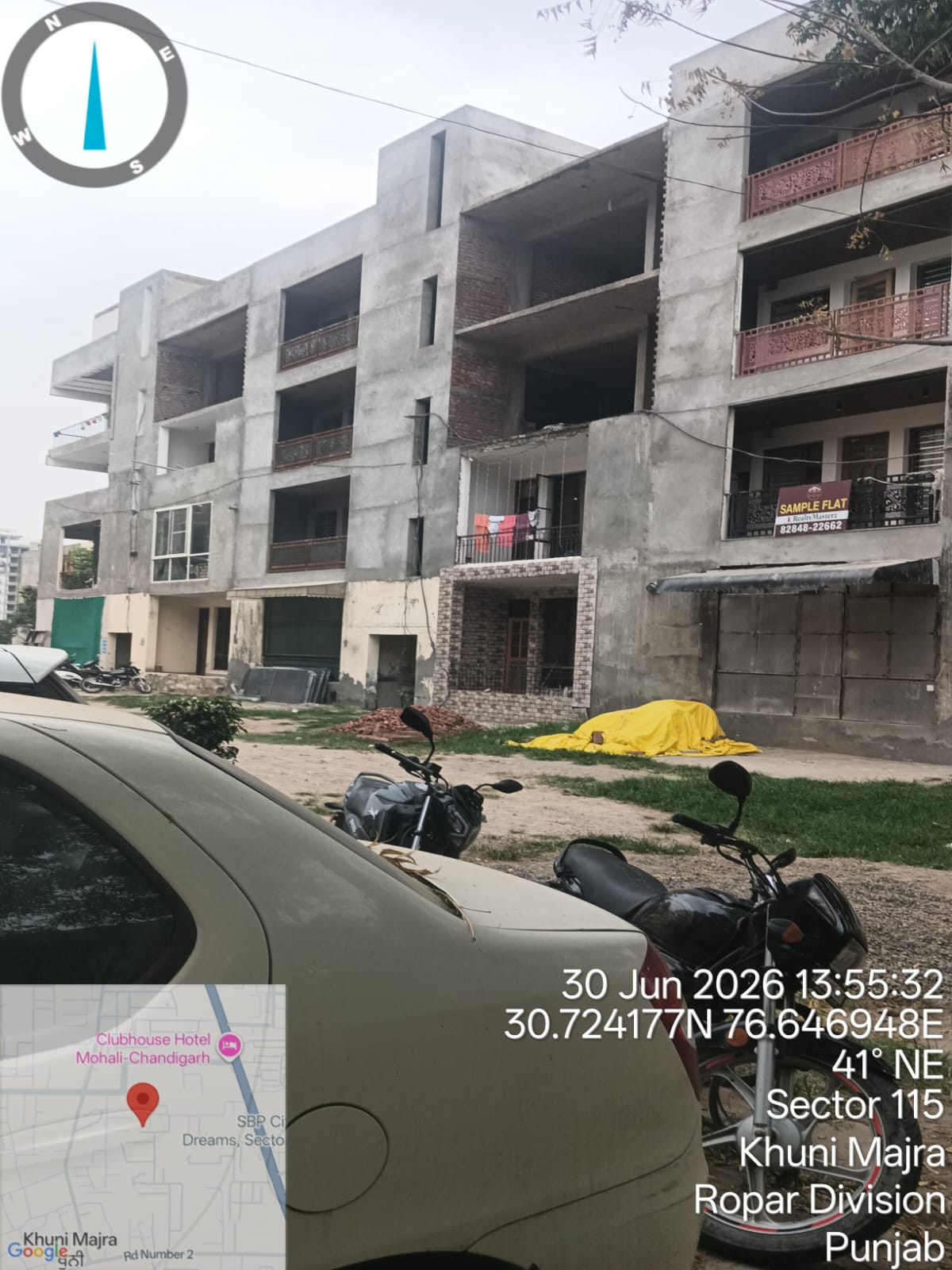 930 square feet Flat for sale in SECTOR 115 SANTE MAJRA ,LANDRAN TO KHARAR SAS NAGAR Kharar — photo 3