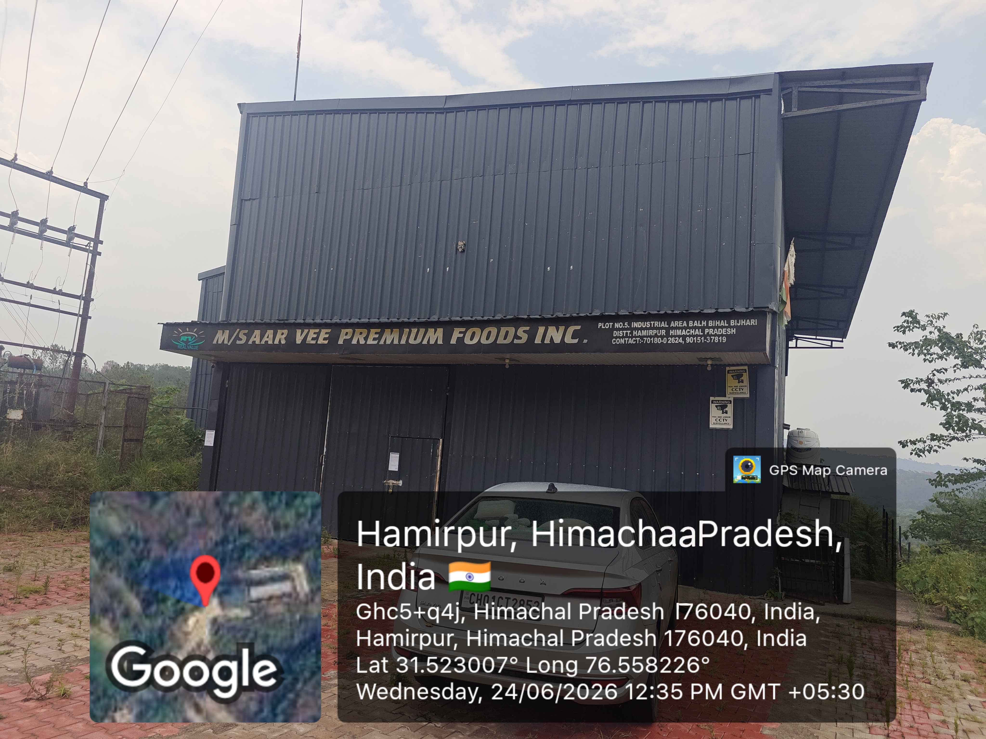 666 square meter Industrial Plot with Factory Building for sale in Agwin Buhli Industrial Area
