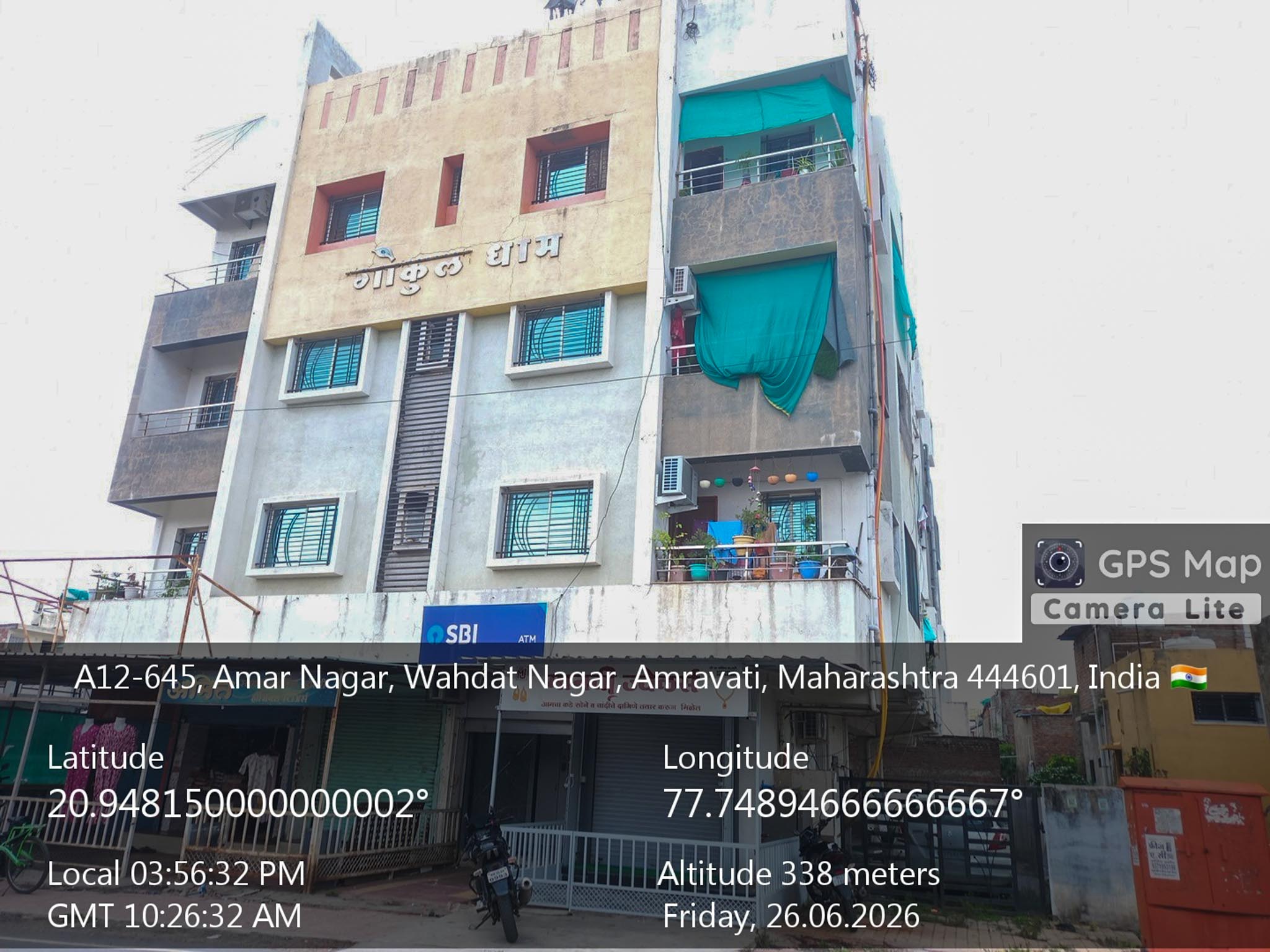 2 BHK Flat for sale in GOKULDHAM RESIDENCY, Gokuldham Residency Muza Tarkhed Amravati Amravati — photo 2
