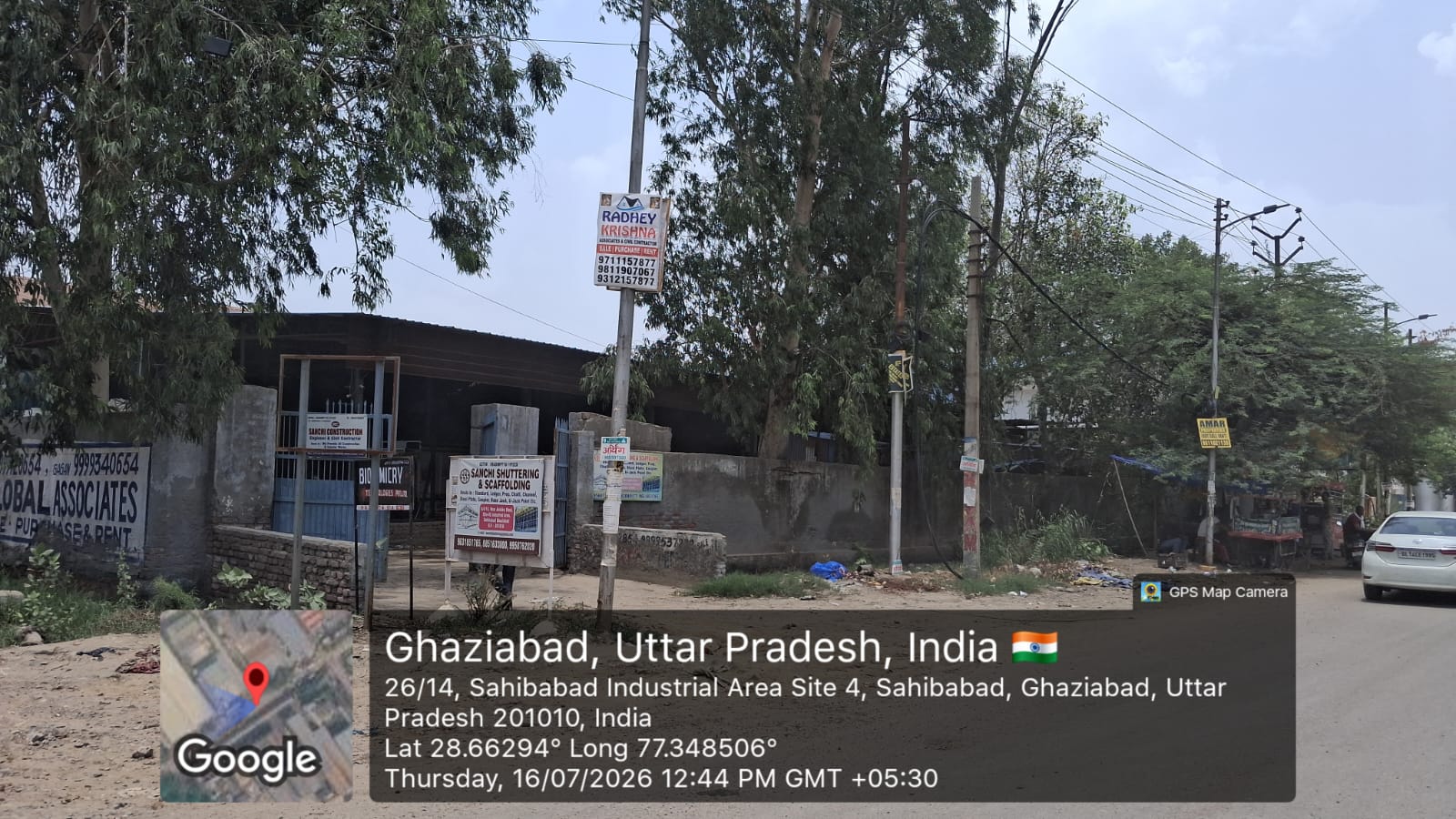 11882.7 square feet Industrial Plot with Factory Building for sale in Ghaziabad — photo 1