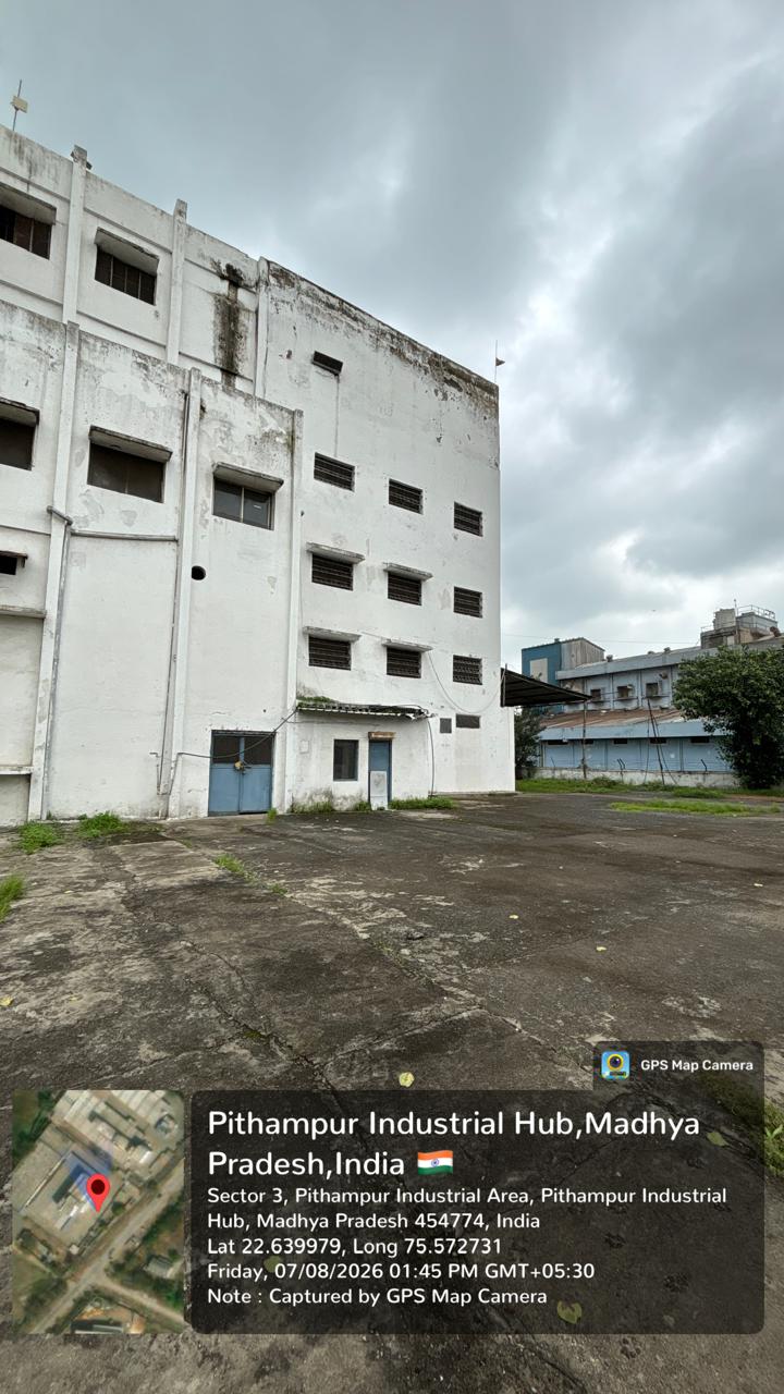 10922 square meter Shed with Plant and Machinery for sale in Sector - 3 Pithampur Pithampur Industrial Area — photo 1