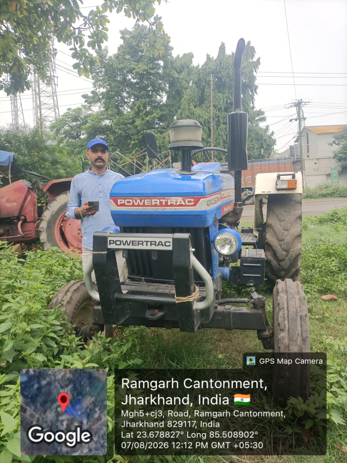 2024 Powertrac 434 DS Tractor 25000 km 2 years for sale in M. R. SONS MOTOR Chitar Pur — photo 4