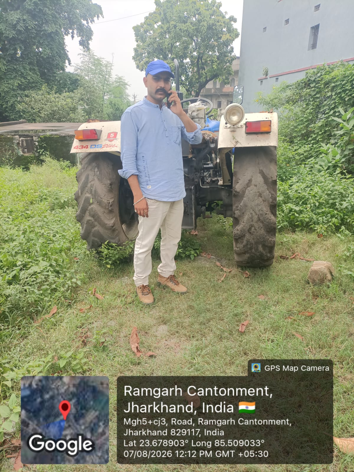 2024 Powertrac 434 DS Tractor 25000 km 2 years for sale in M. R. SONS MOTOR Chitar Pur