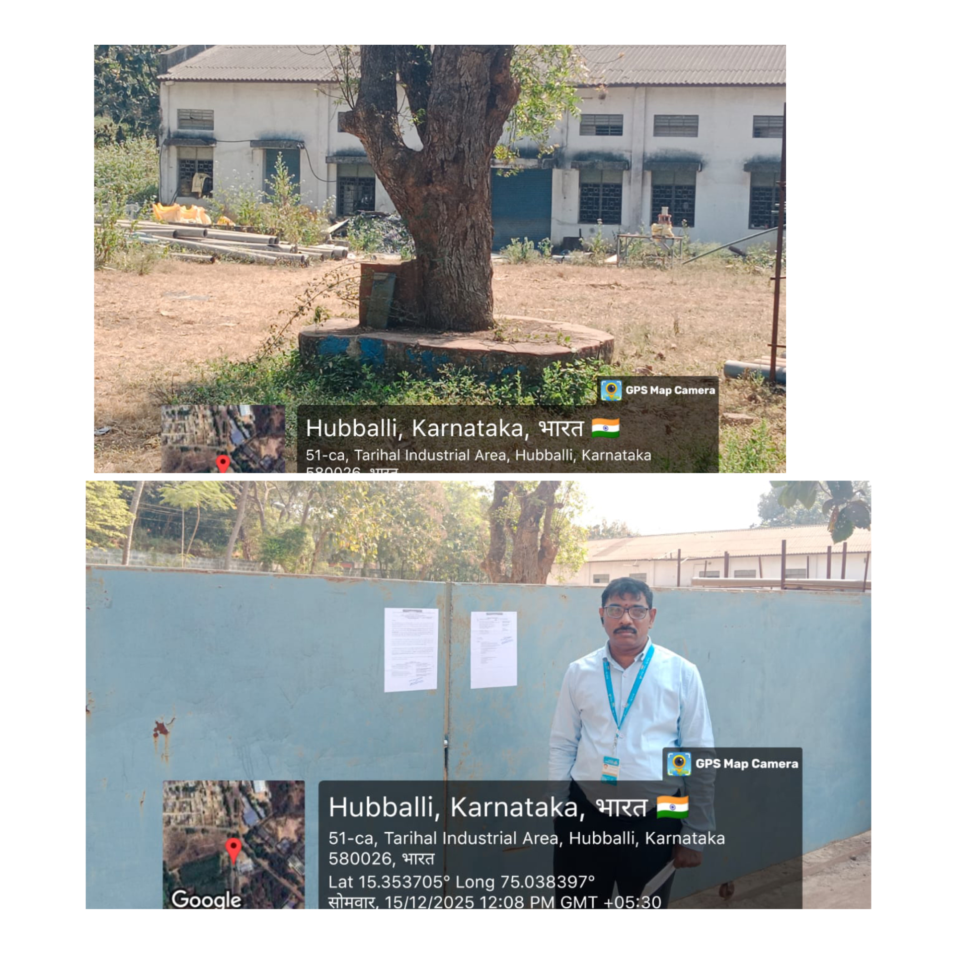 2708 square meter Godowns for sale in Tarihal Industrial area, Tarihal village Hubballi 580026 Hubballi