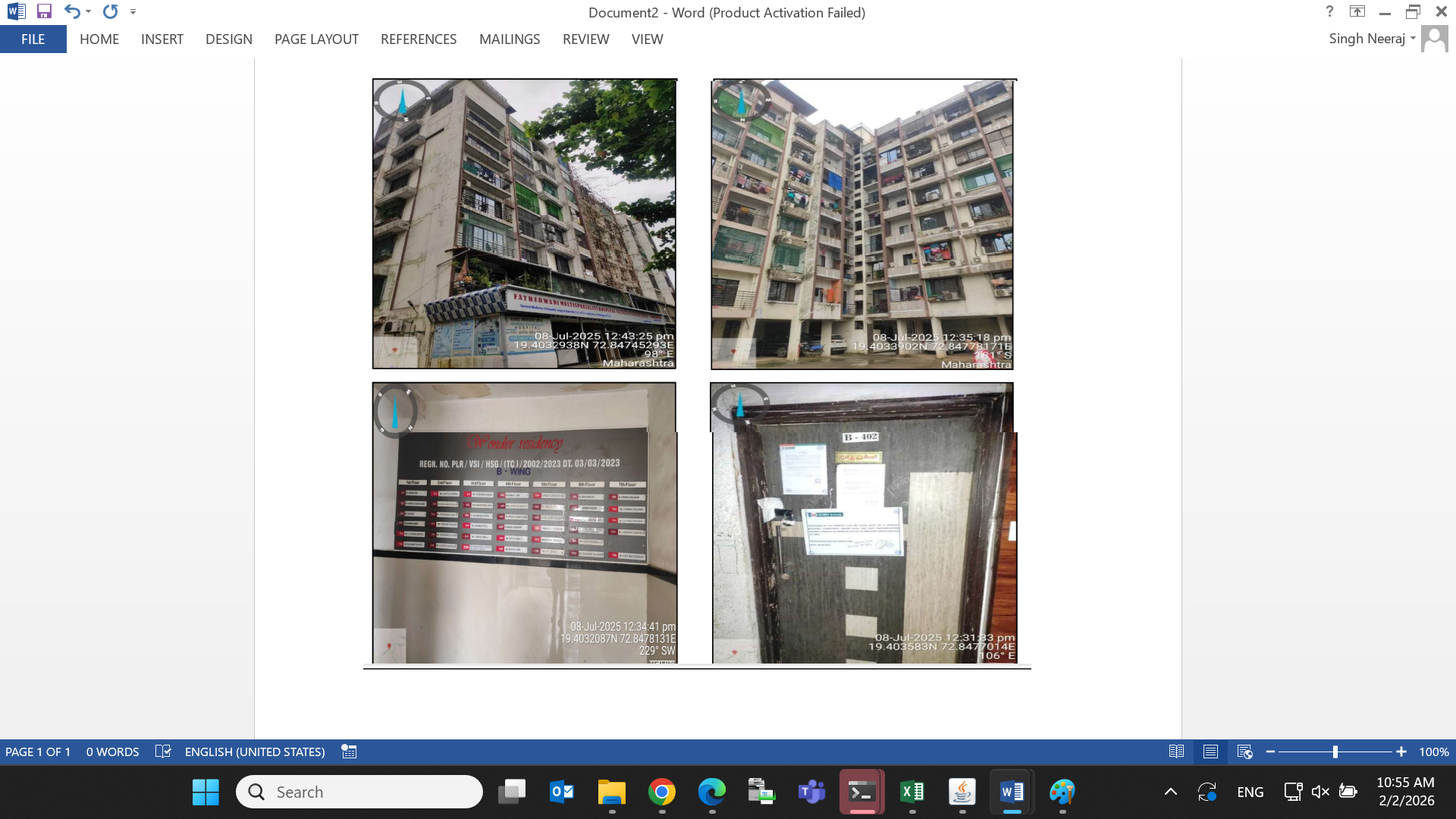 397 square feet Flat for sale in Vasai Virar — photo 1