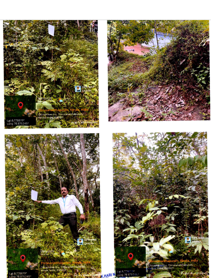 vaccant land for sale in Attingal