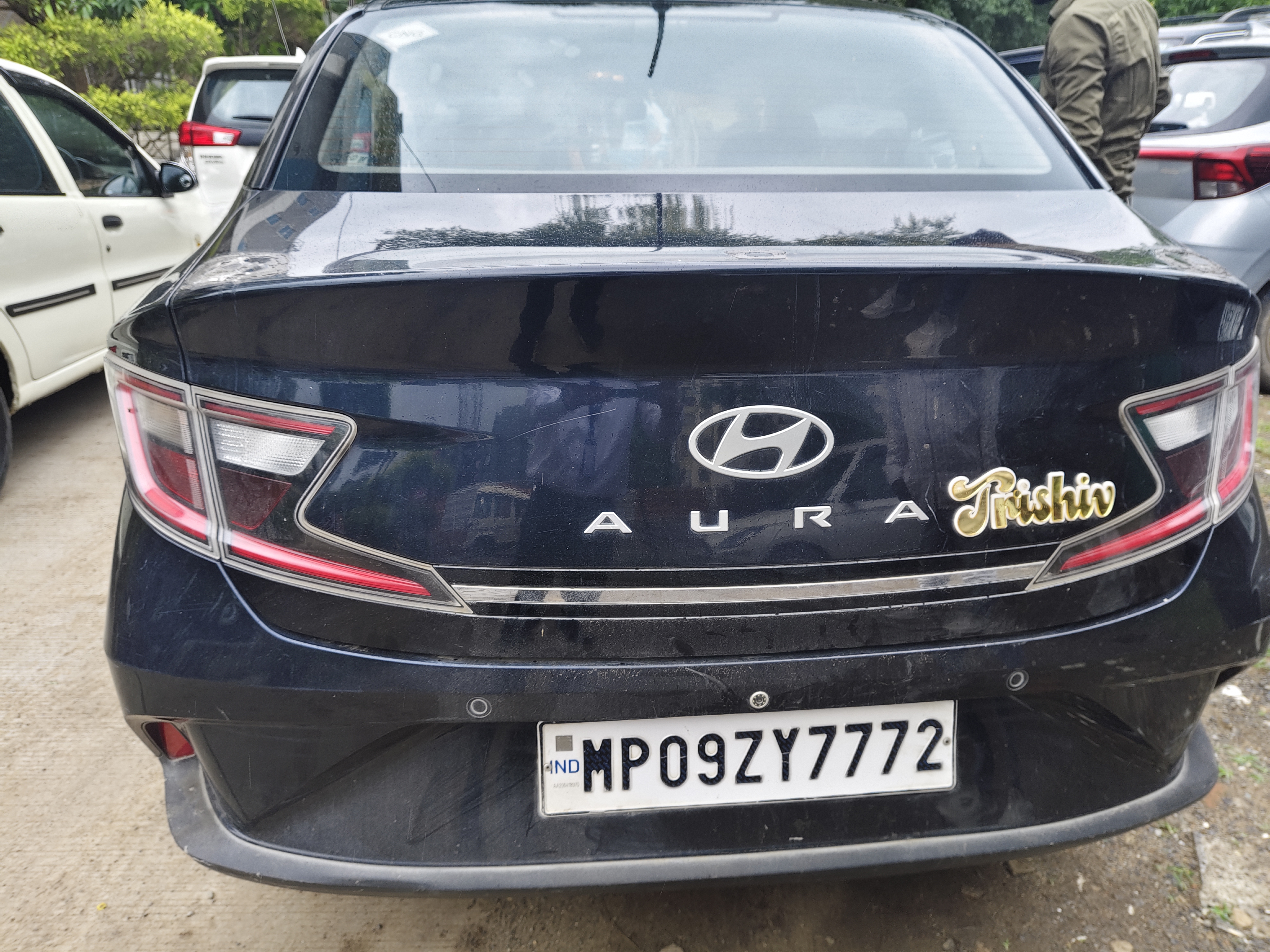2023 Hyundai Aura SX Plus 1.2 Petrol AMT Sedan 75390 km 2 years for sale in STATE BANK OF INDIA GPO INDORE Indore