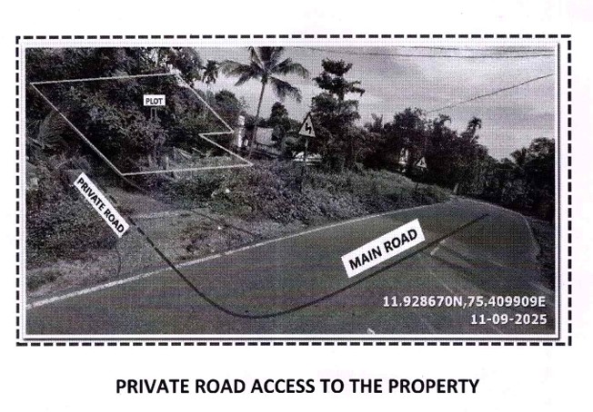 607 square meter Plot for sale in Kannadiparamba — photo 3