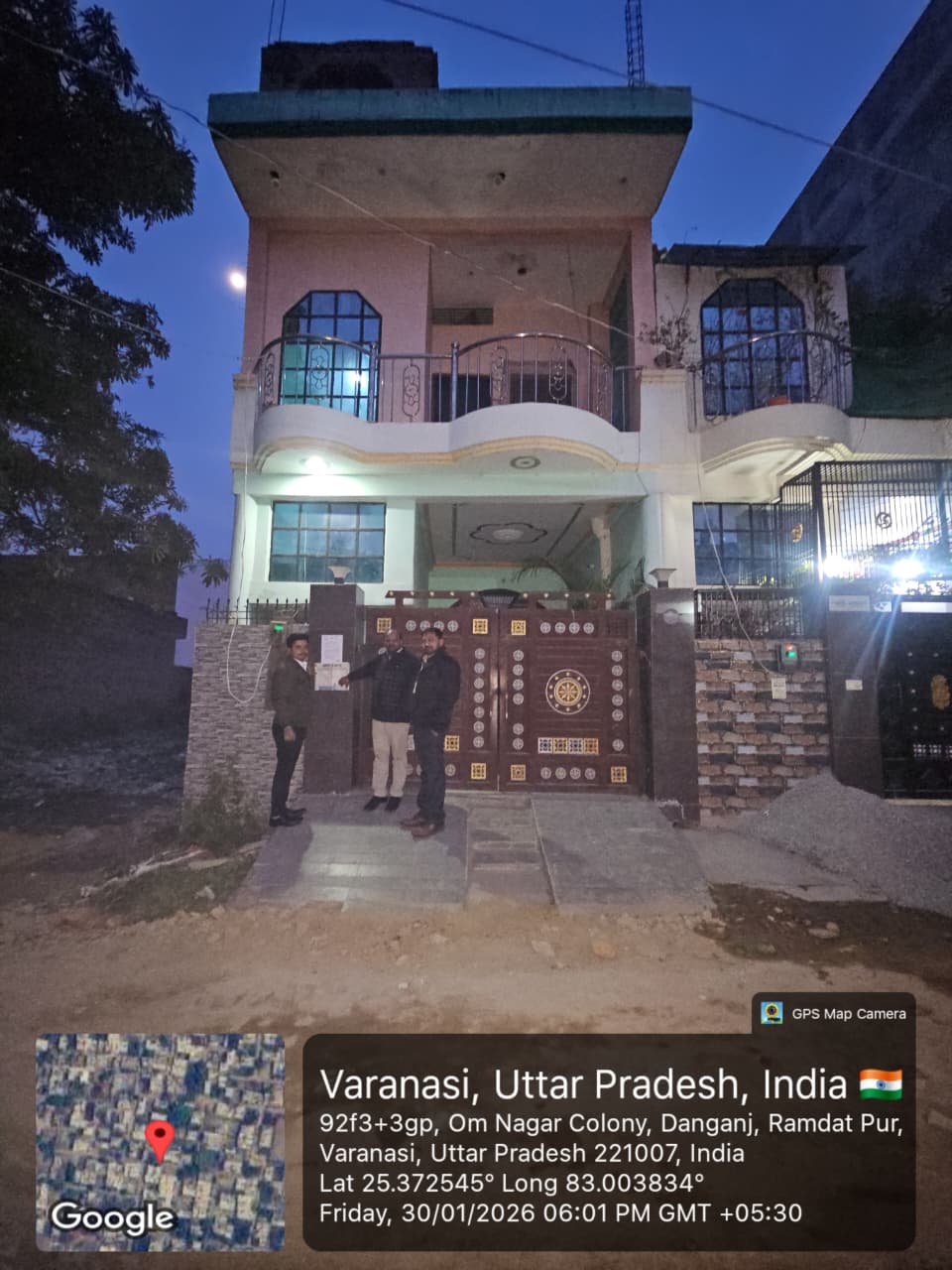 1020 square feet Individual House for sale in Arazi No. Mi-95 Mauza-Ramduttapur, Pargana Shivpur, Tehsil Sadar, District-Varanasi Lerhupur