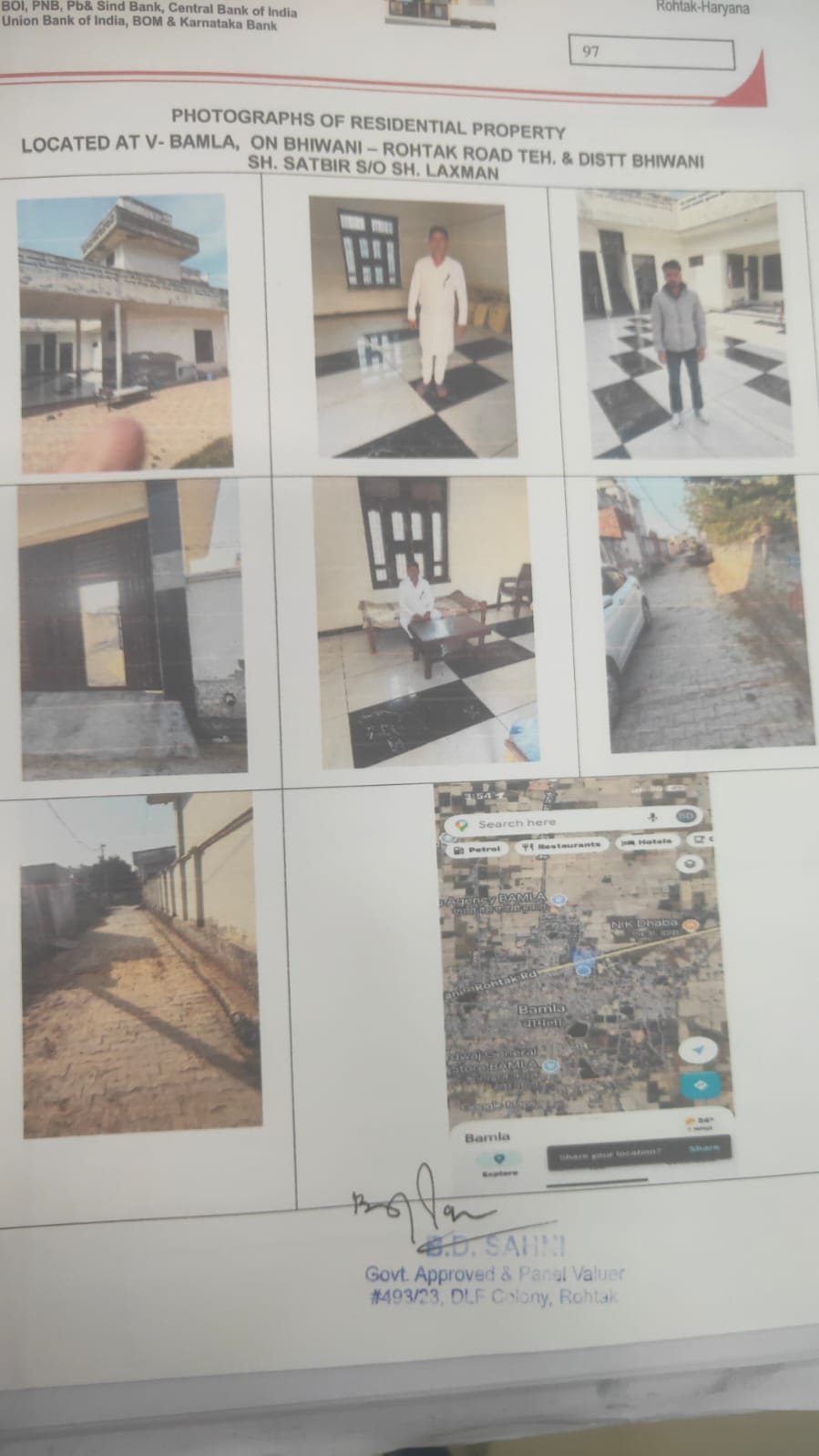 957 square yard Individual House for sale in Bamla Village Bhiwani