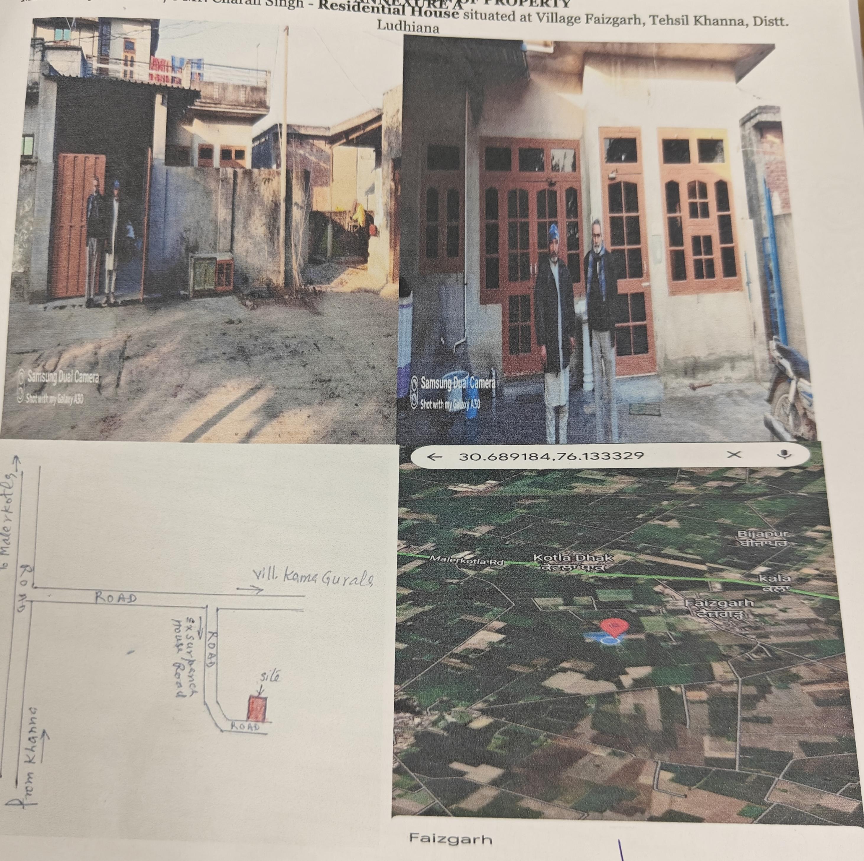 1210 square yard Individual House for sale in Village Faizgarh, Khanna, Distt. Ludhiana Khanna