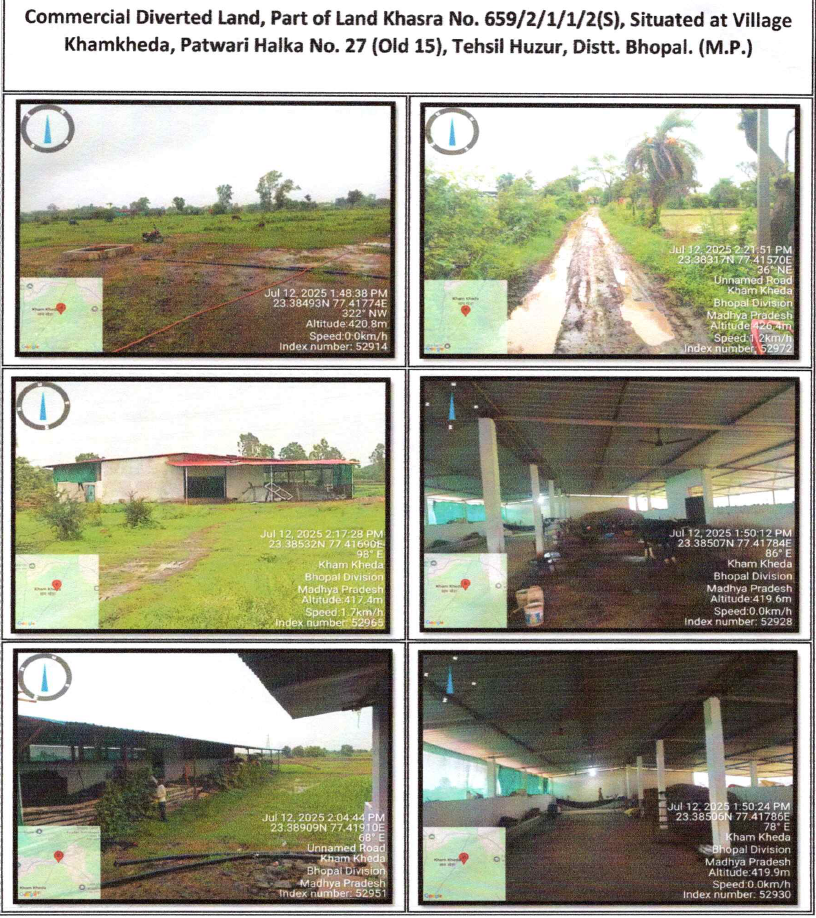COMMERCIALLY DIVERTED LAND AND GOAT SHED for sale in Acharpura Industrial Area — photo 1