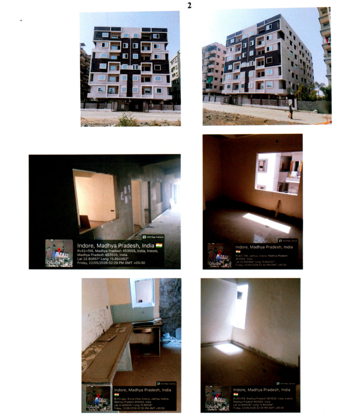 610 square feet Flat for sale in divya vihar, indore Indore — photo 1