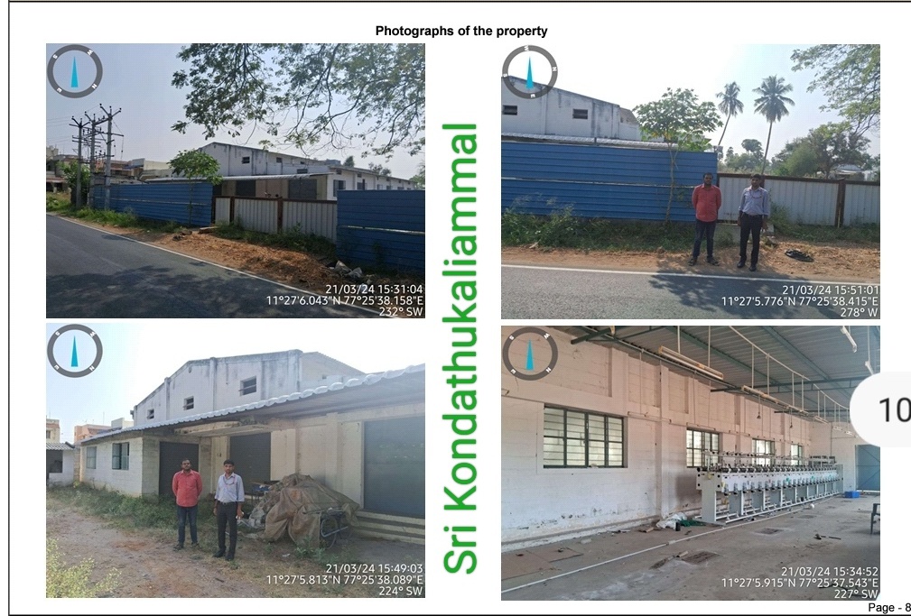 Shed with Plant and Machinery for sale in Gobichettipalayam