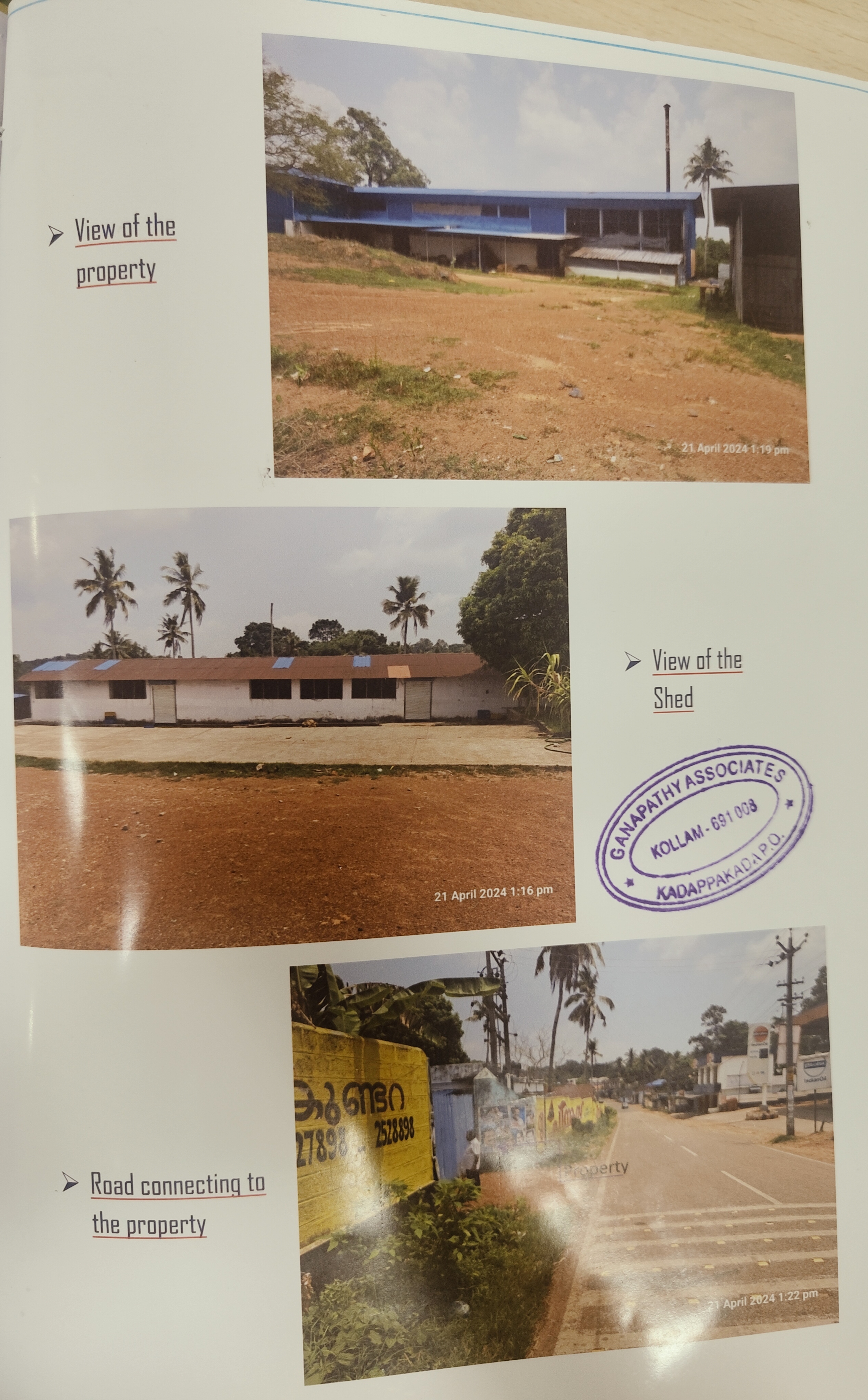 Industrial Plot with Factory Building for sale in Kollam