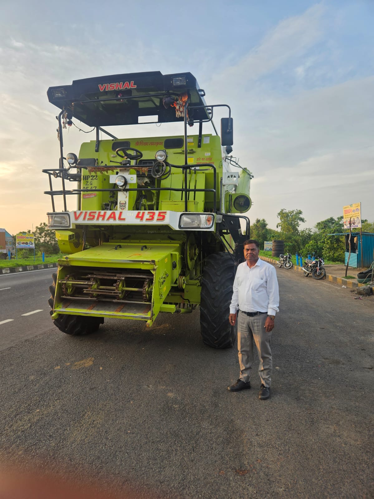 1 square feet Combined Harvester Vishal 435 Manku Agro for sale in Satguru Parking Yard Narsinghpur Narsinghpur — photo 4